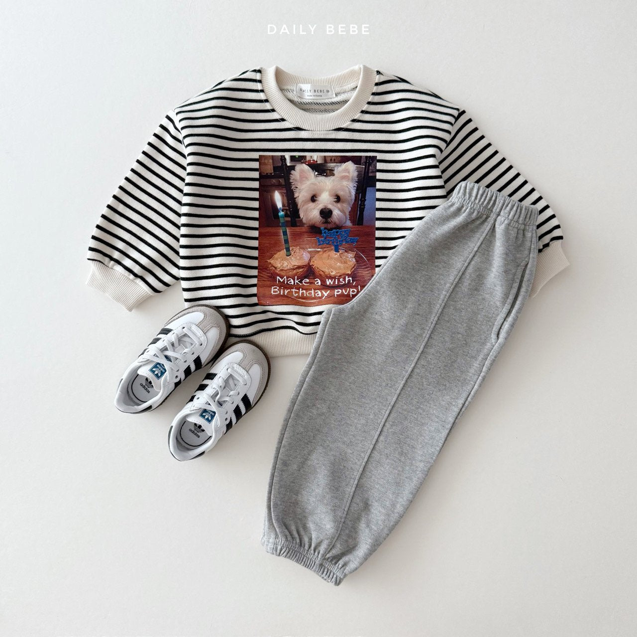 Happy Birthday Puppy Graphic Sweatshirt