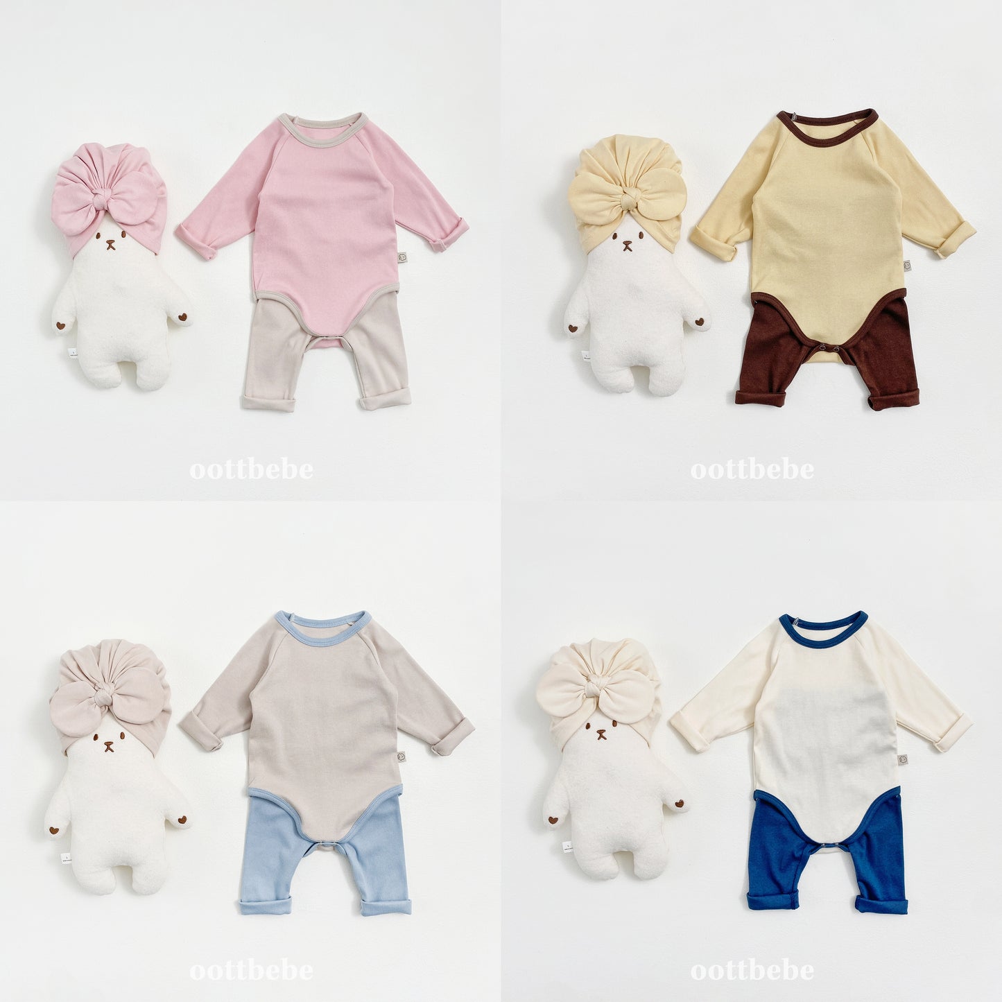 Pudding Modal Ribbed Bodysuit Set (with Leggings)