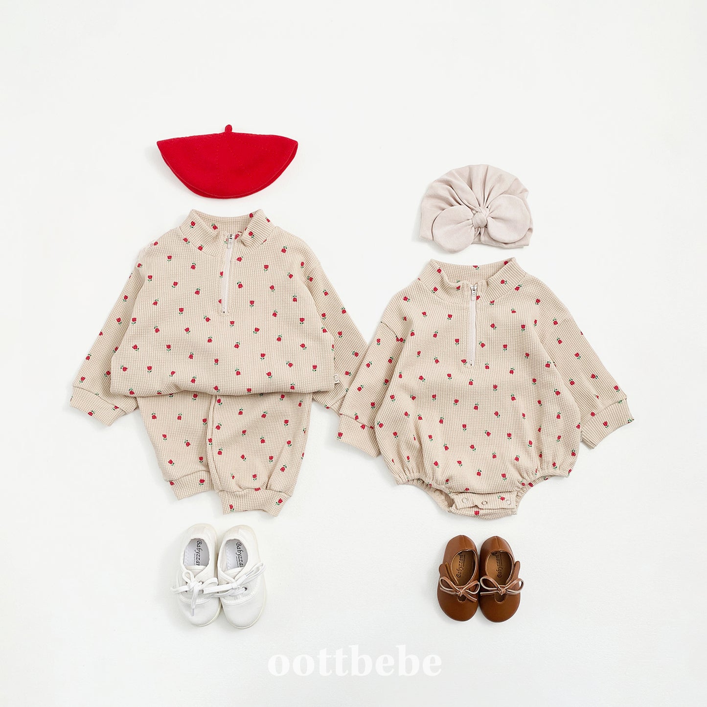 Sweet Waffle Anorak Romper
