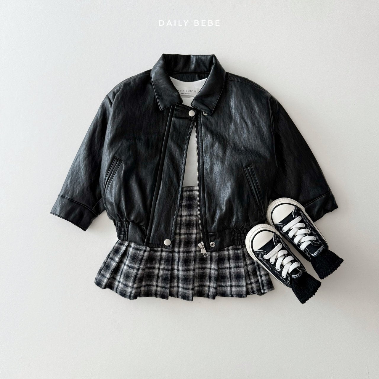 Plaid Pleated School