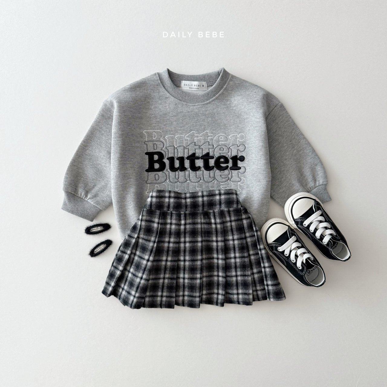 Butter Embroidered Sweatshir
