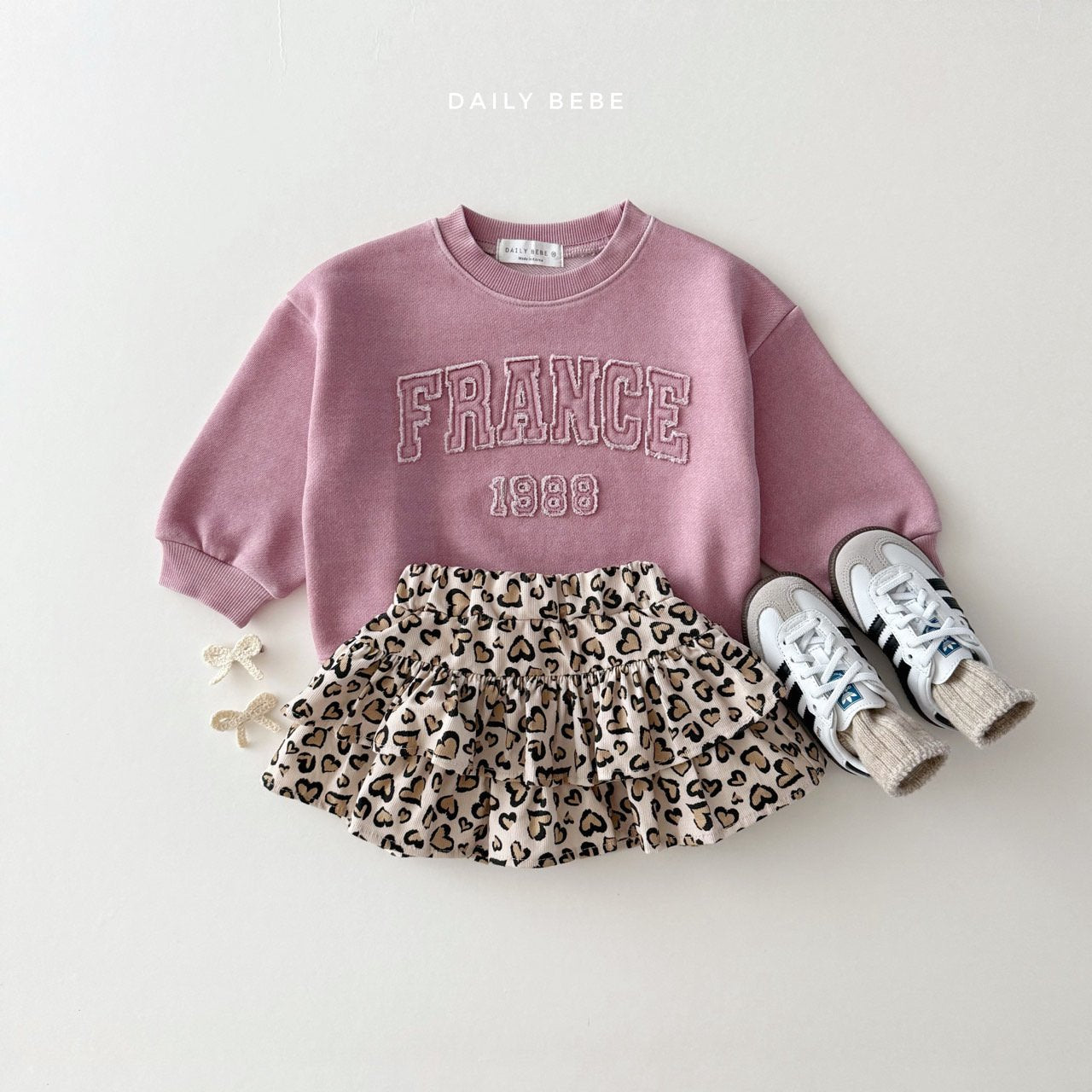Corduroy Layered Skirt