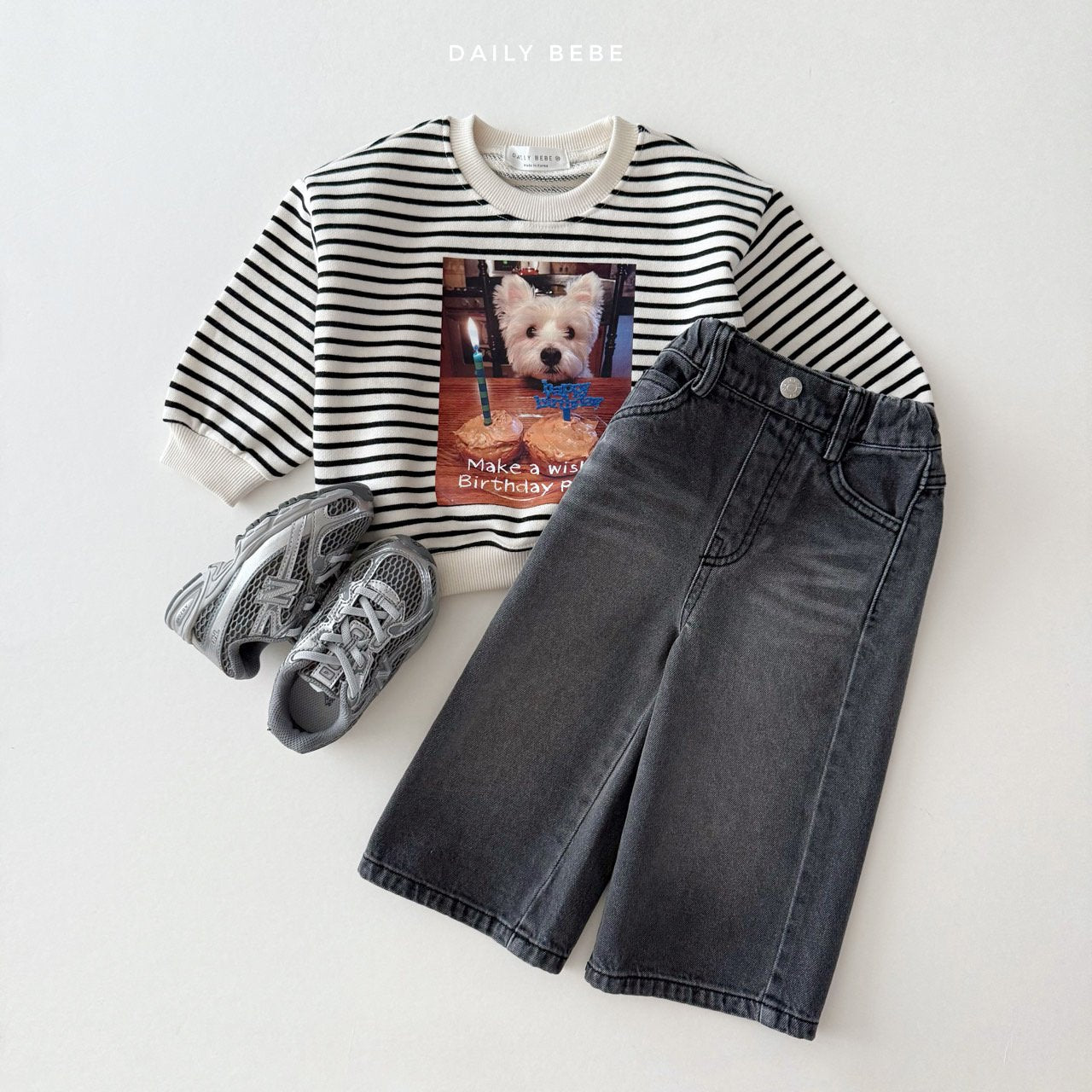 Happy Birthday Puppy Graphic Sweatshirt