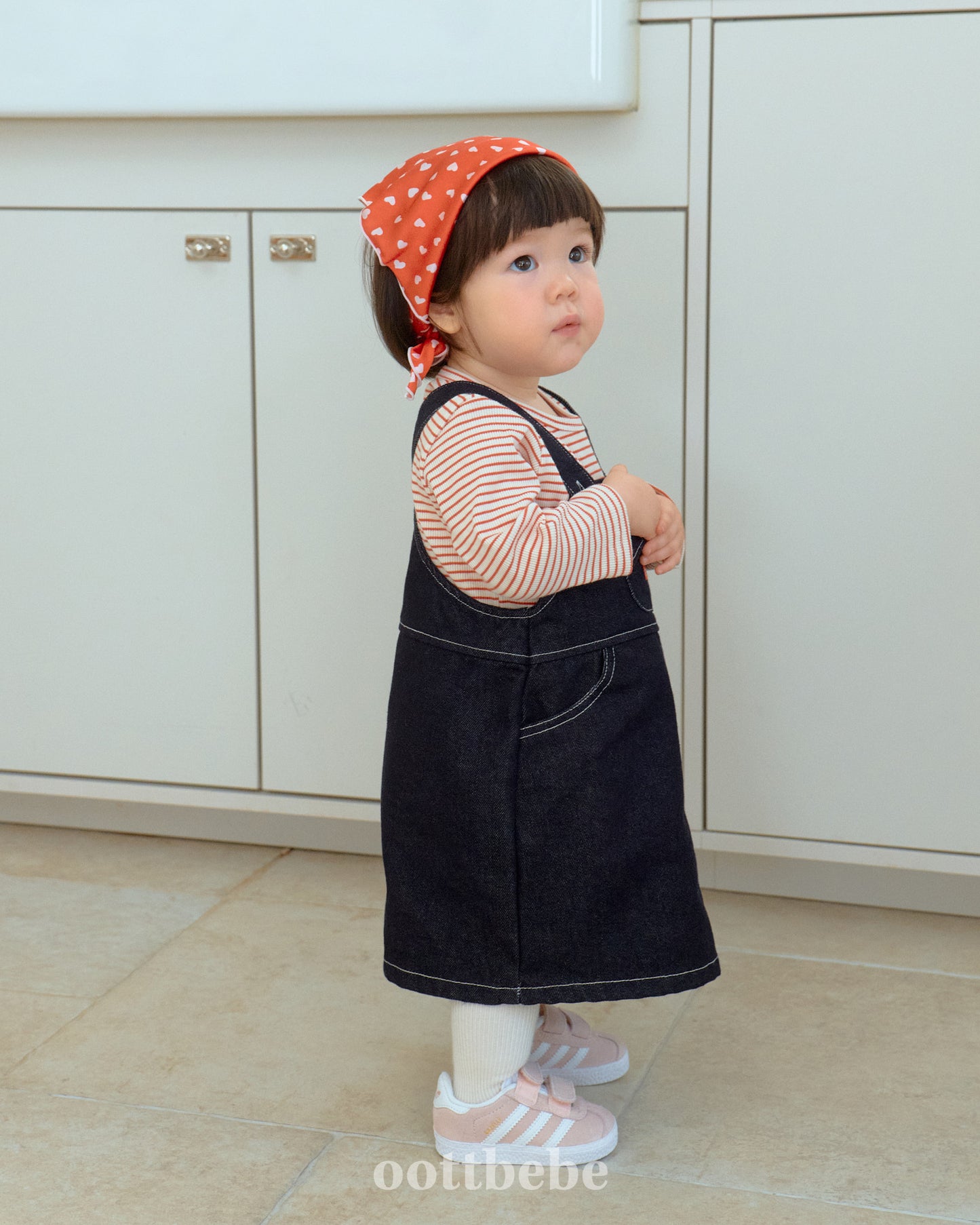 Moby Denim Overall Skirt