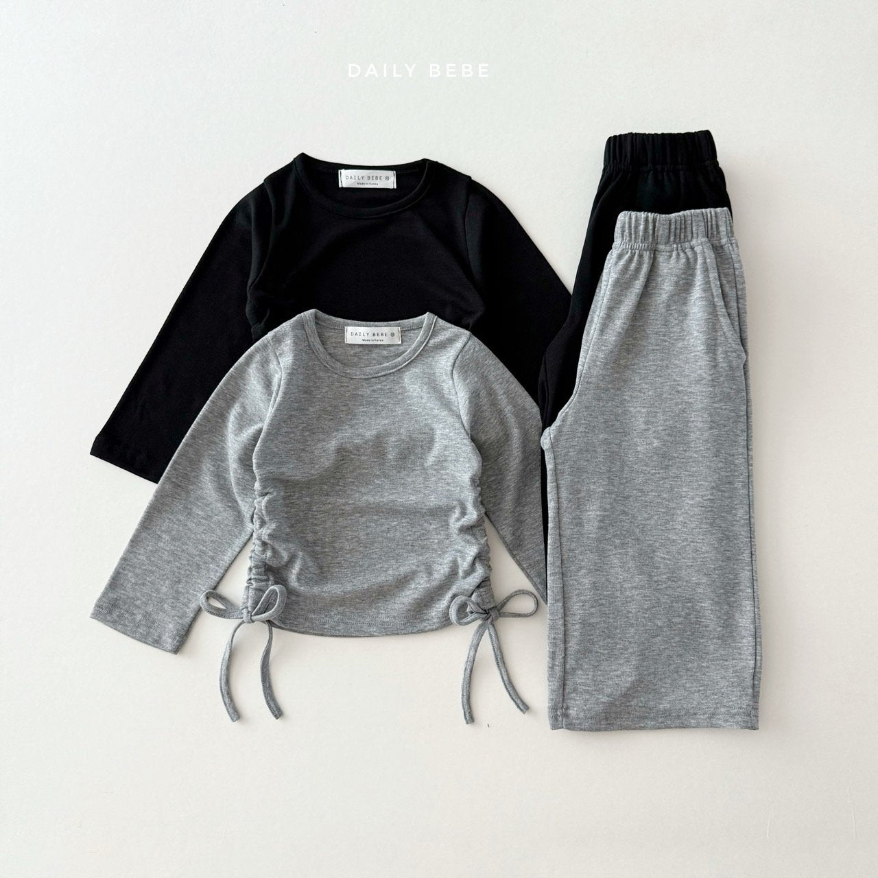 Side Tie Ruched Top & Pants Set