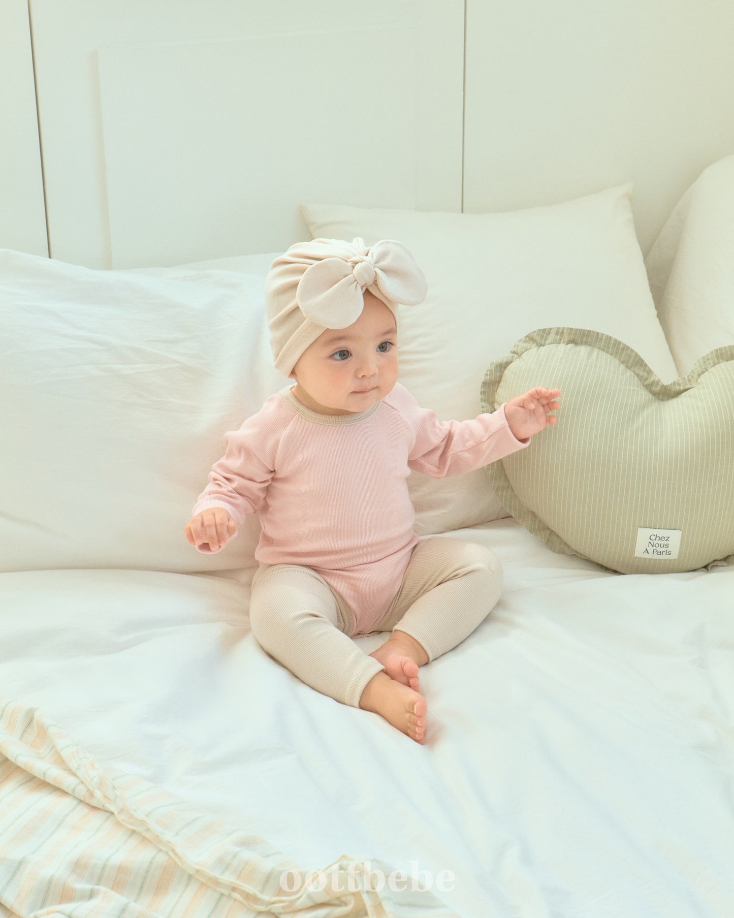Pudding Modal Ribbed Bodysuit Set (with Leggings)