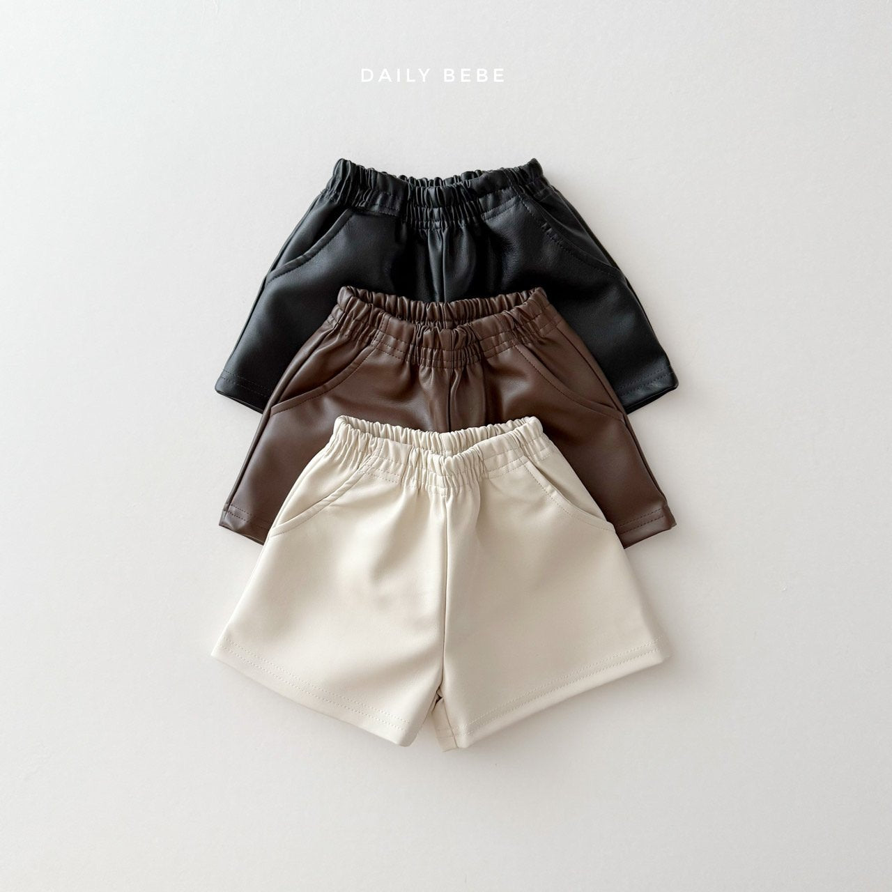 Faux Leather Shorts