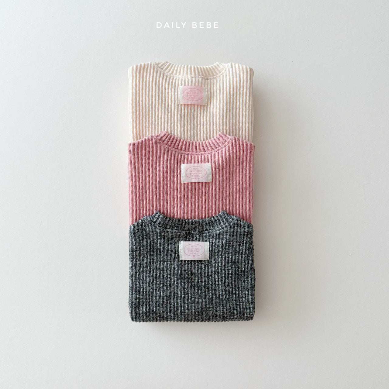 Ribbed Knit Sweatshirt
