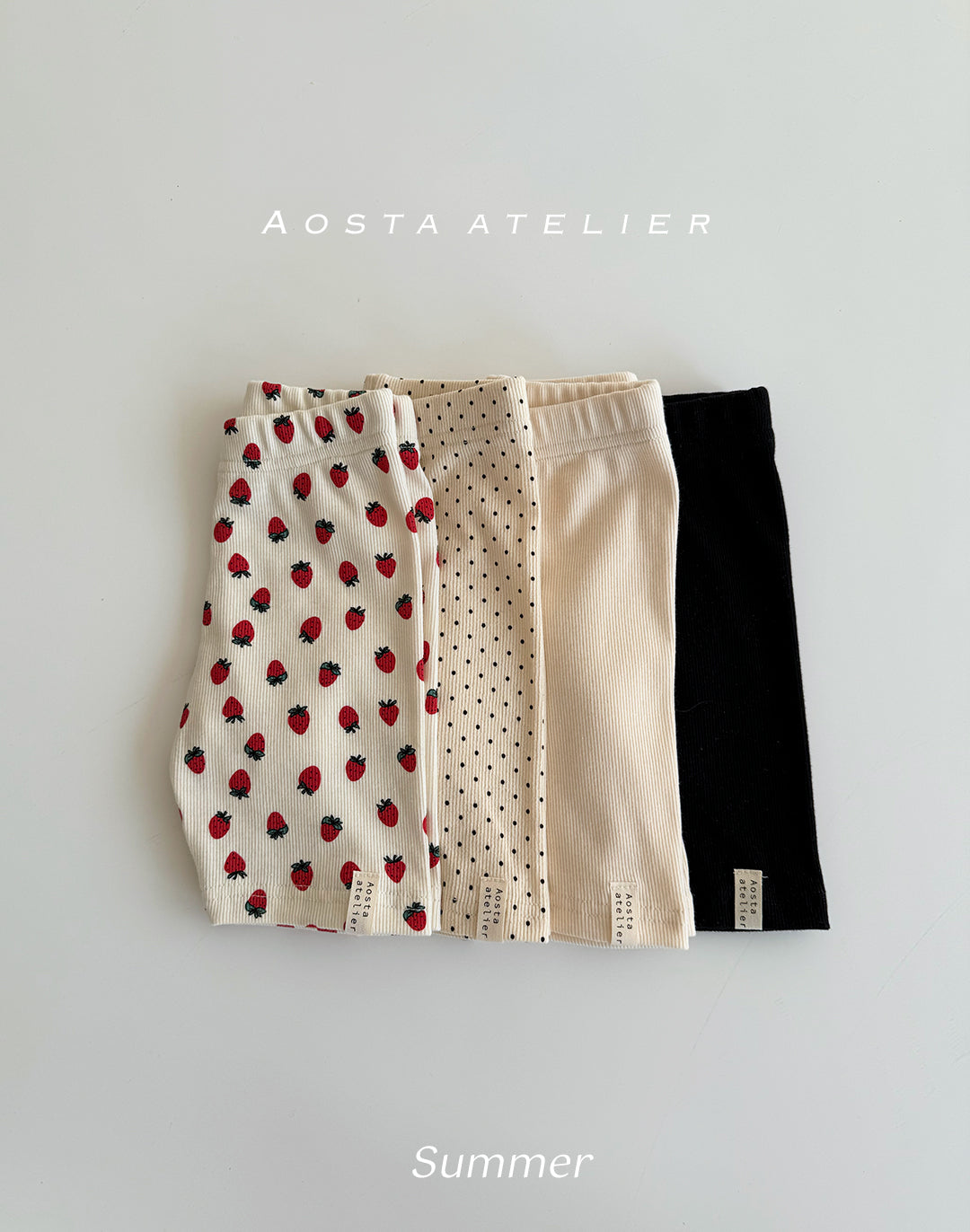 Ribbed Biker Pants