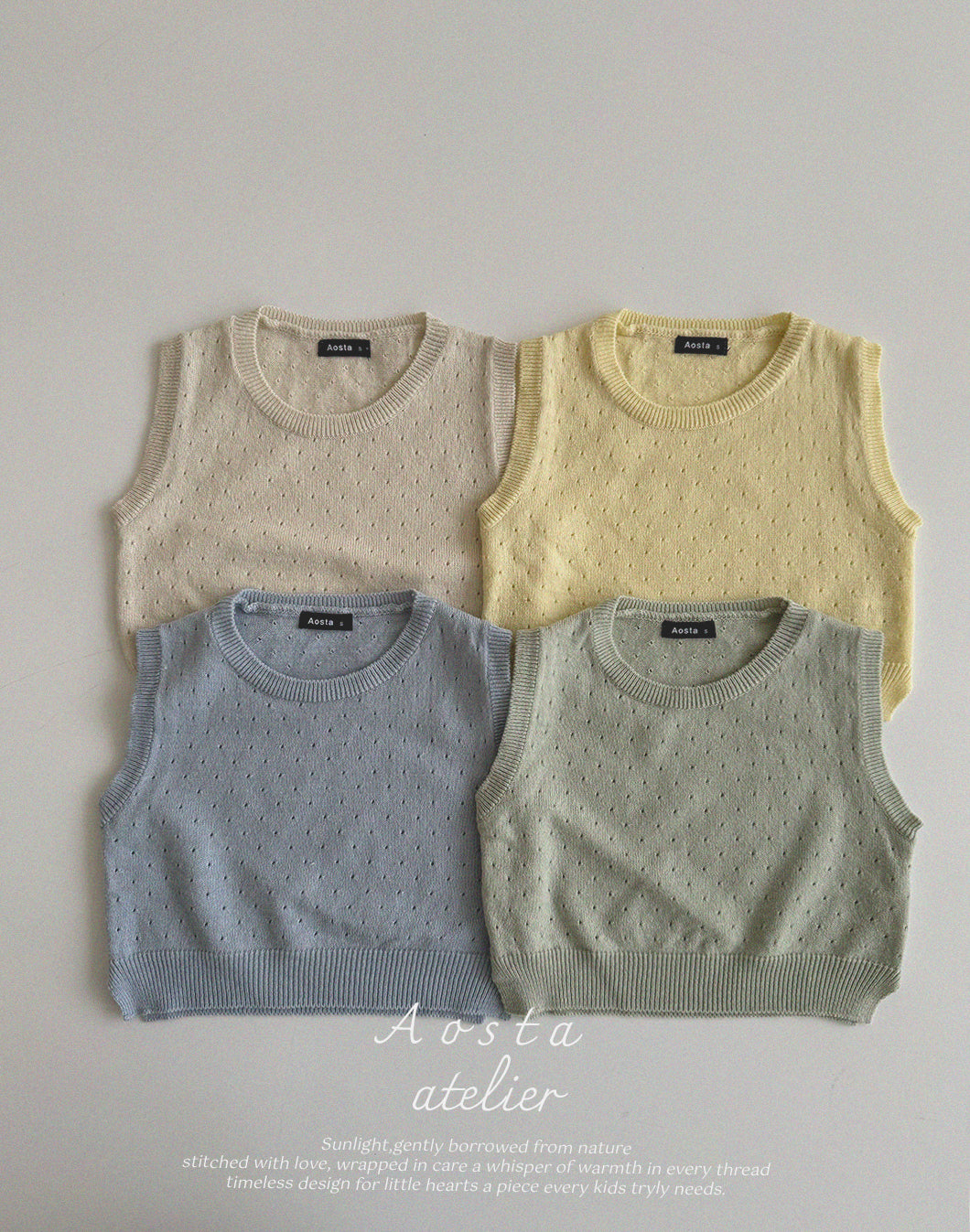 Spring Knit Vest
