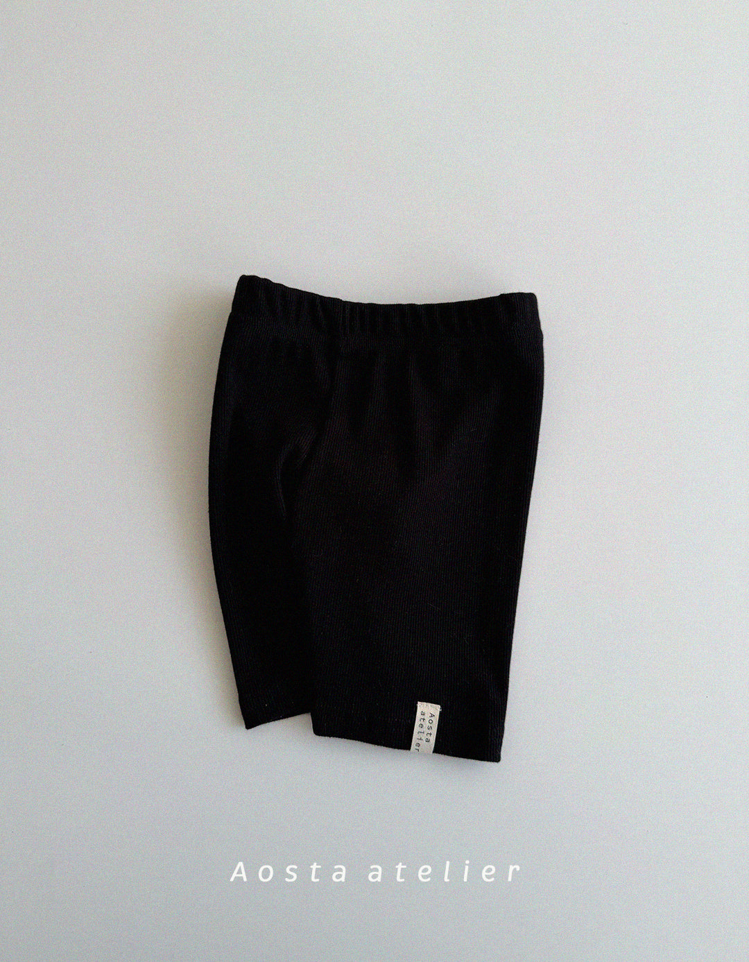 Ribbed Biker Pants