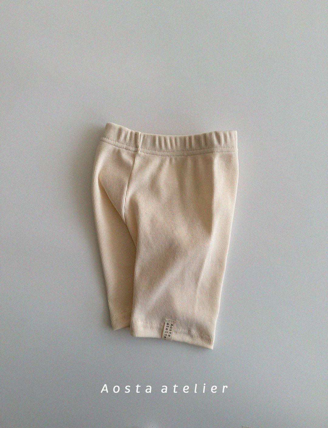 Ribbed Biker Pants