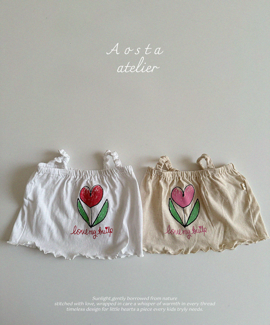Linen Tulip Top