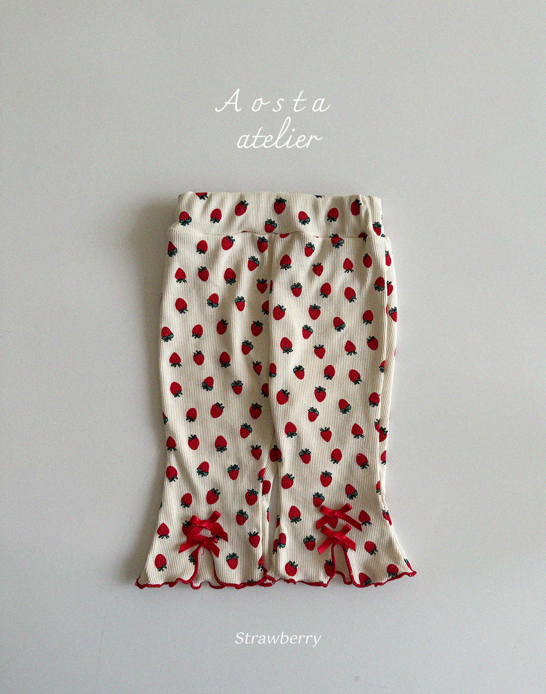 Ribbed Ribbon Pants