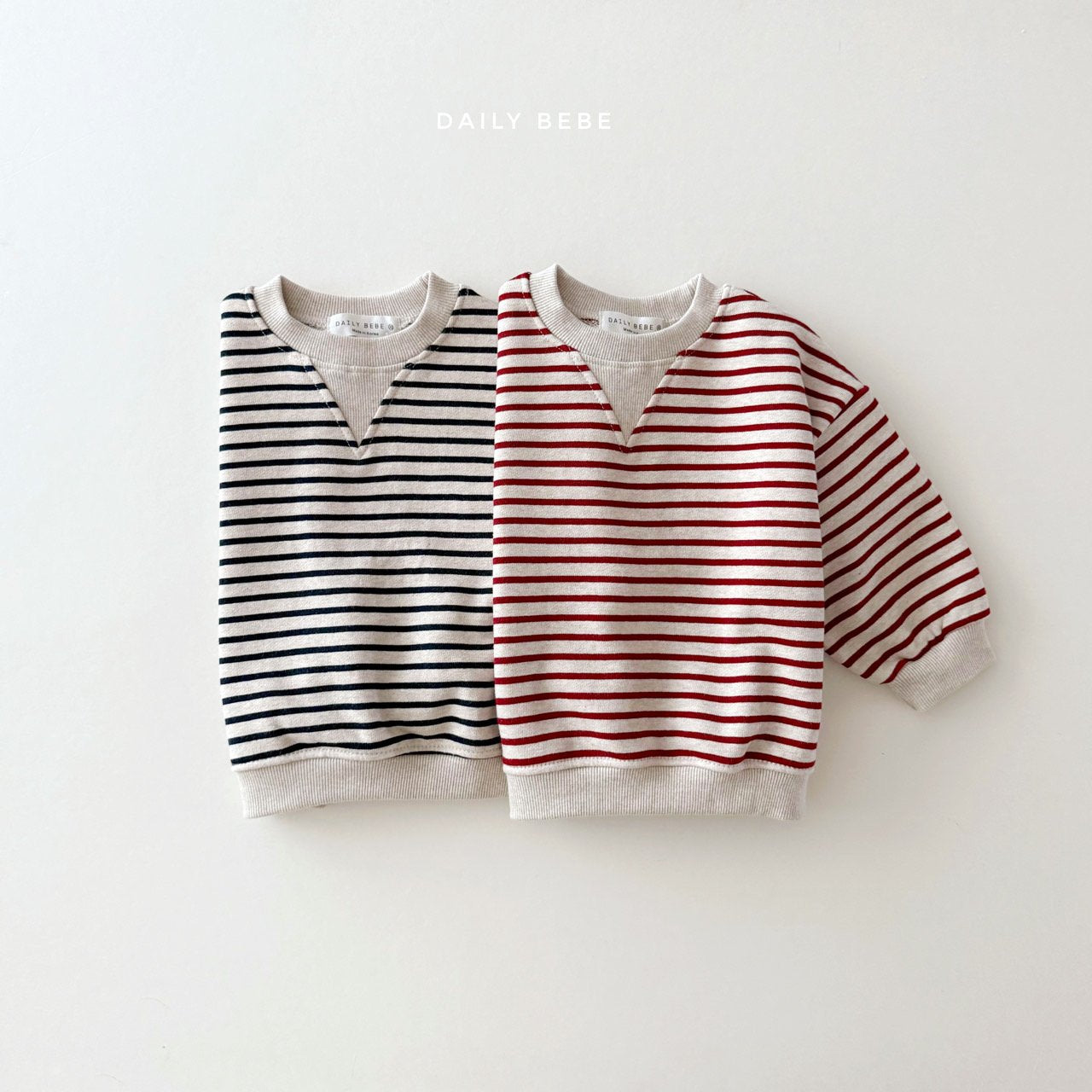 Striped Triangle Patch Sweatshirt