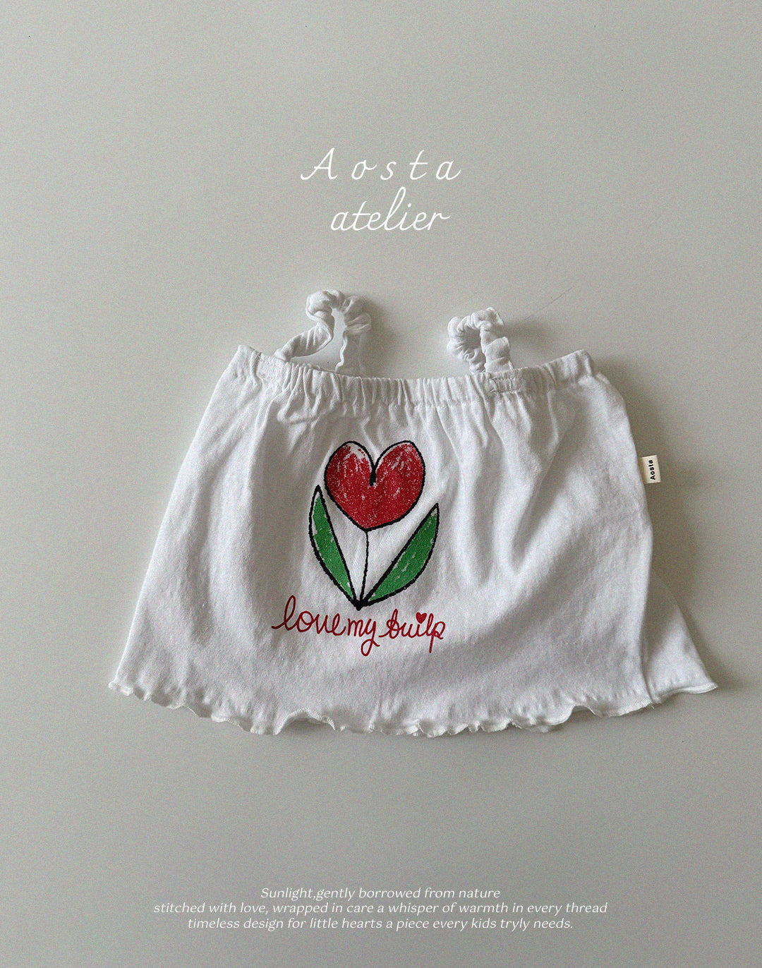Linen Tulip Top
