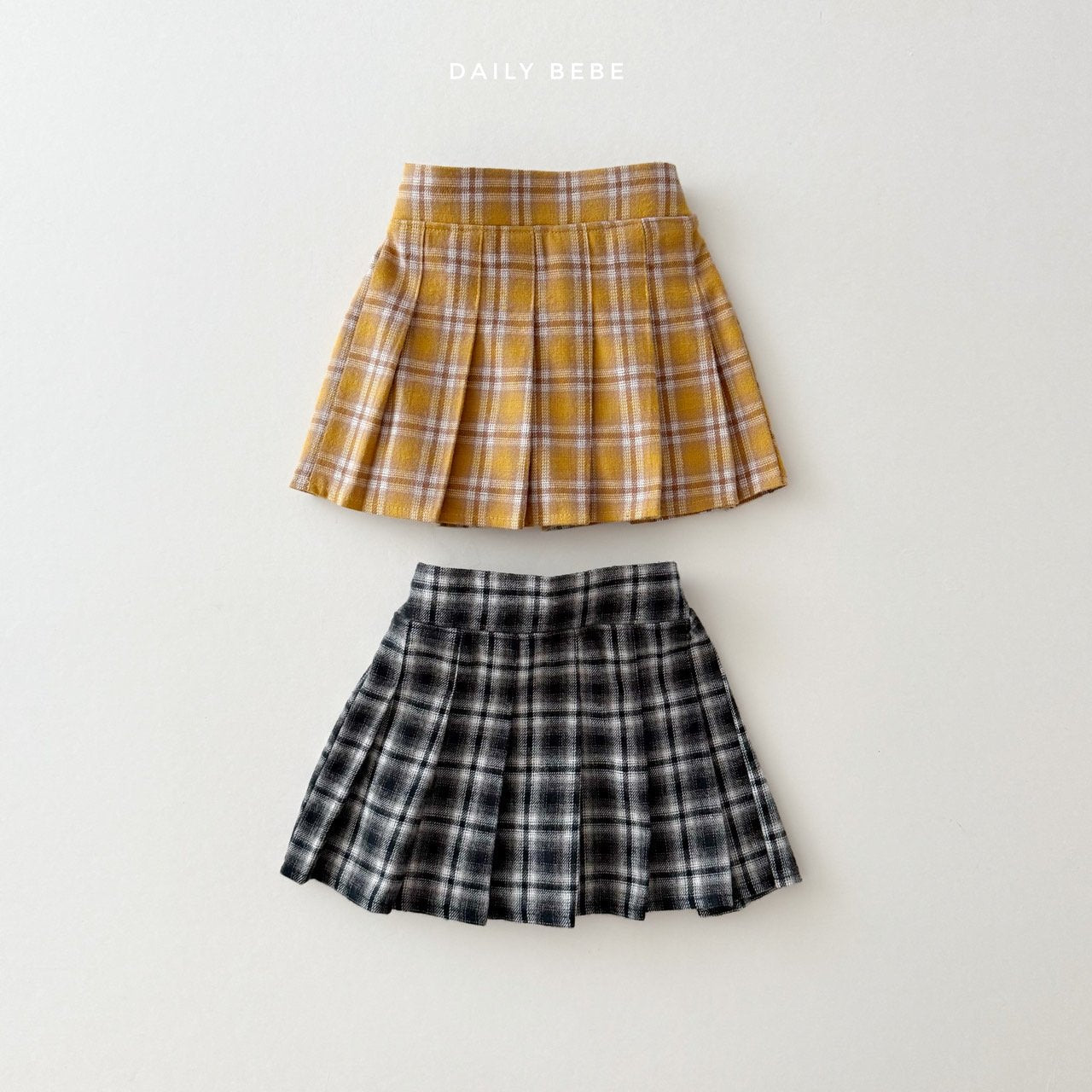 Plaid Pleated School