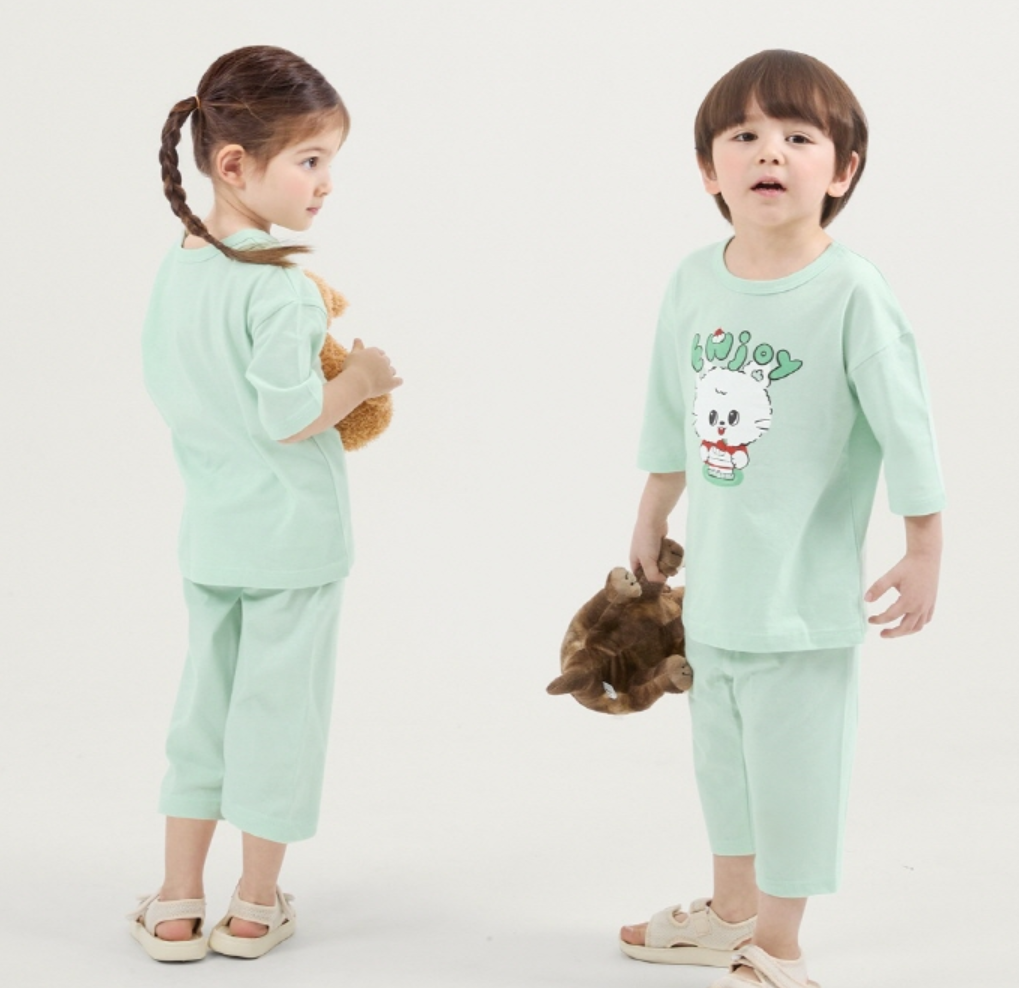 Joy Cat Pajamas(7/10 Cotton)