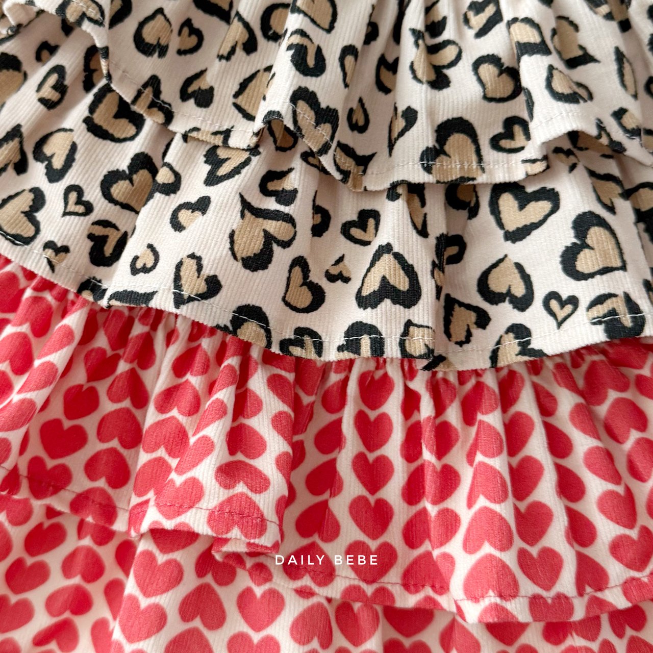 Corduroy Layered Skirt