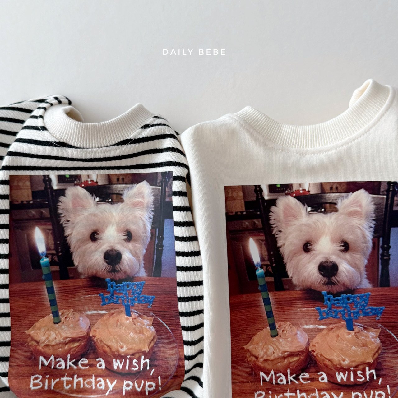 Happy Birthday Puppy Graphic Sweatshirt