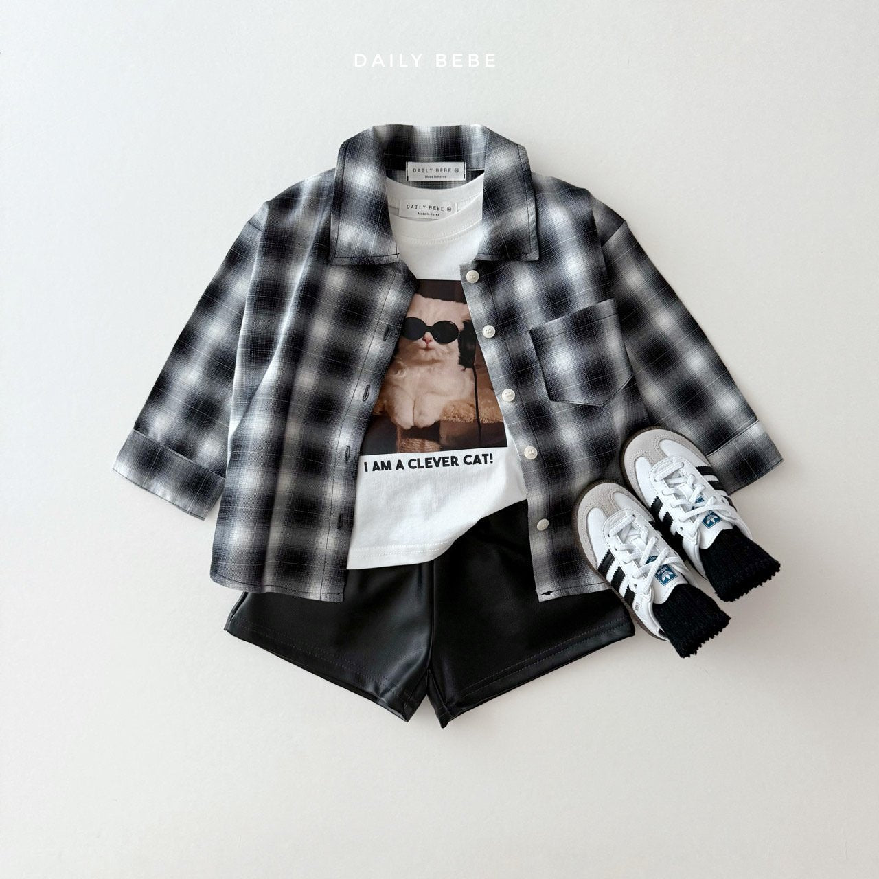 Faux Leather Shorts