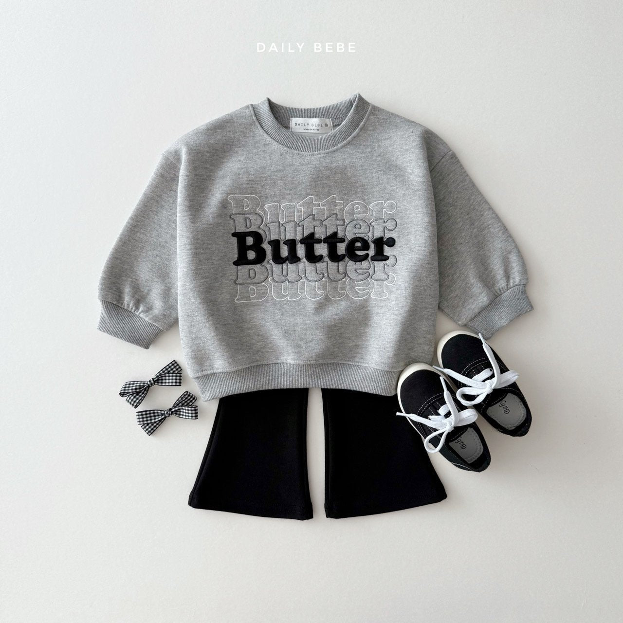 Butter Embroidered Sweatshir
