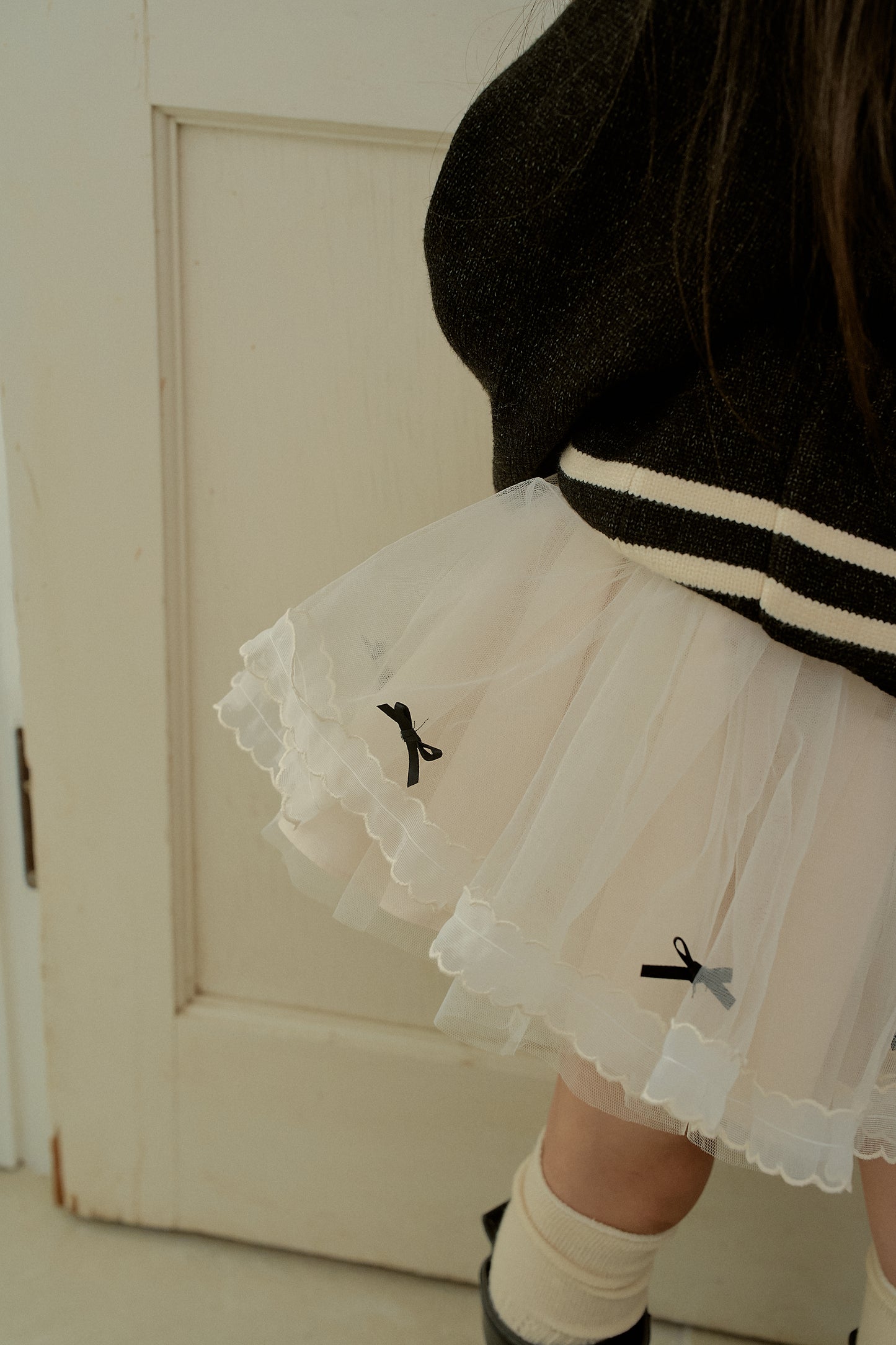 Ribbon Chiffon Skirt