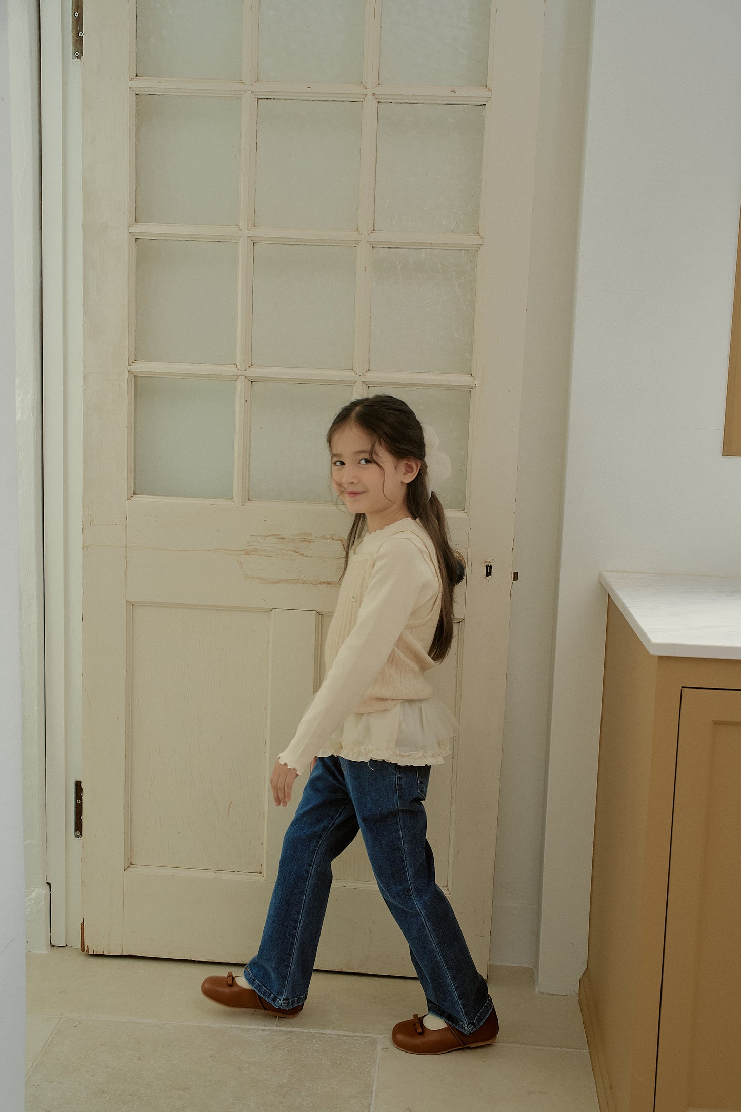 Stretch Denim Bootcut Jeans