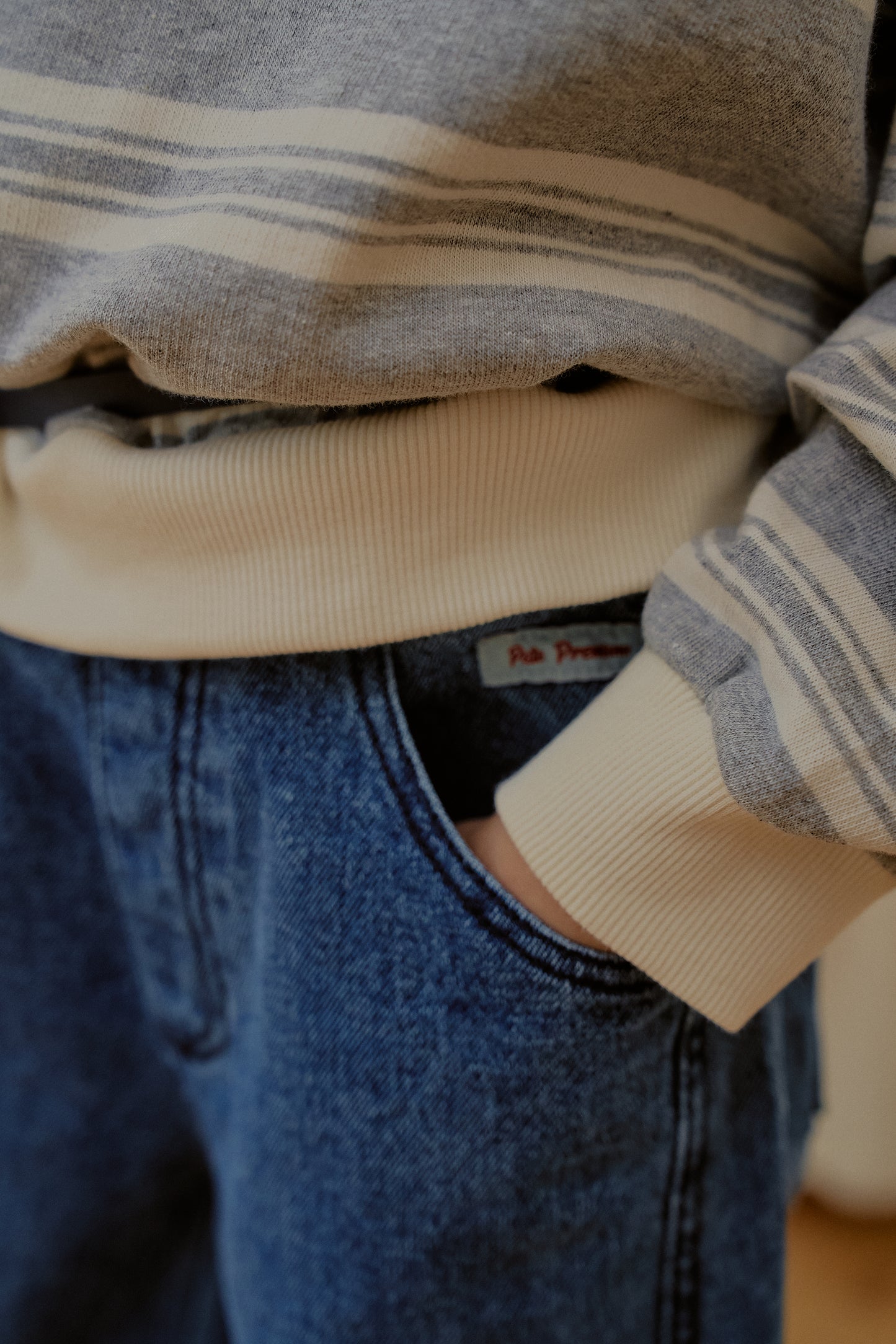 Point Denim Pants