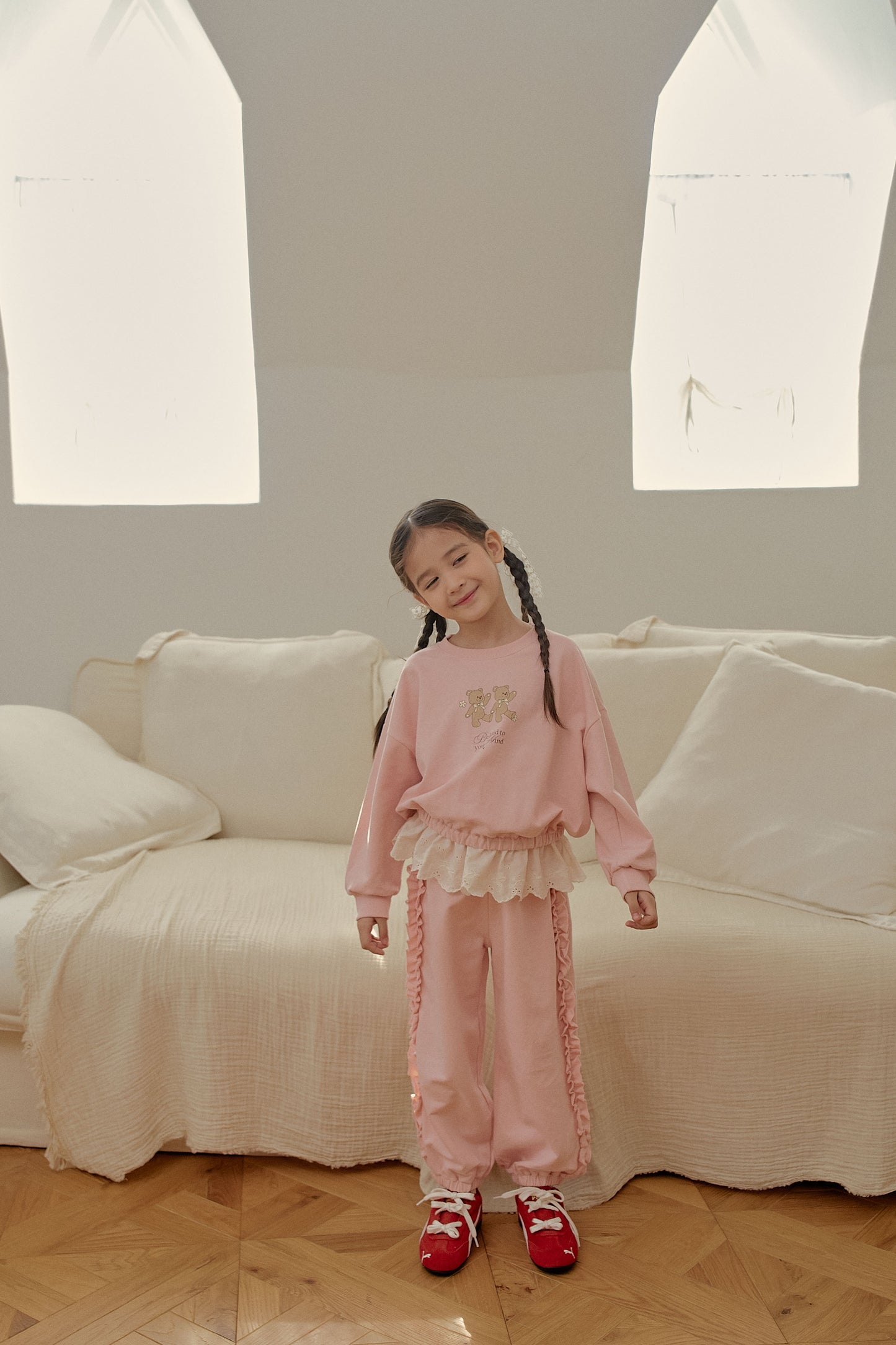Bear Sweatshirt & Pants Set