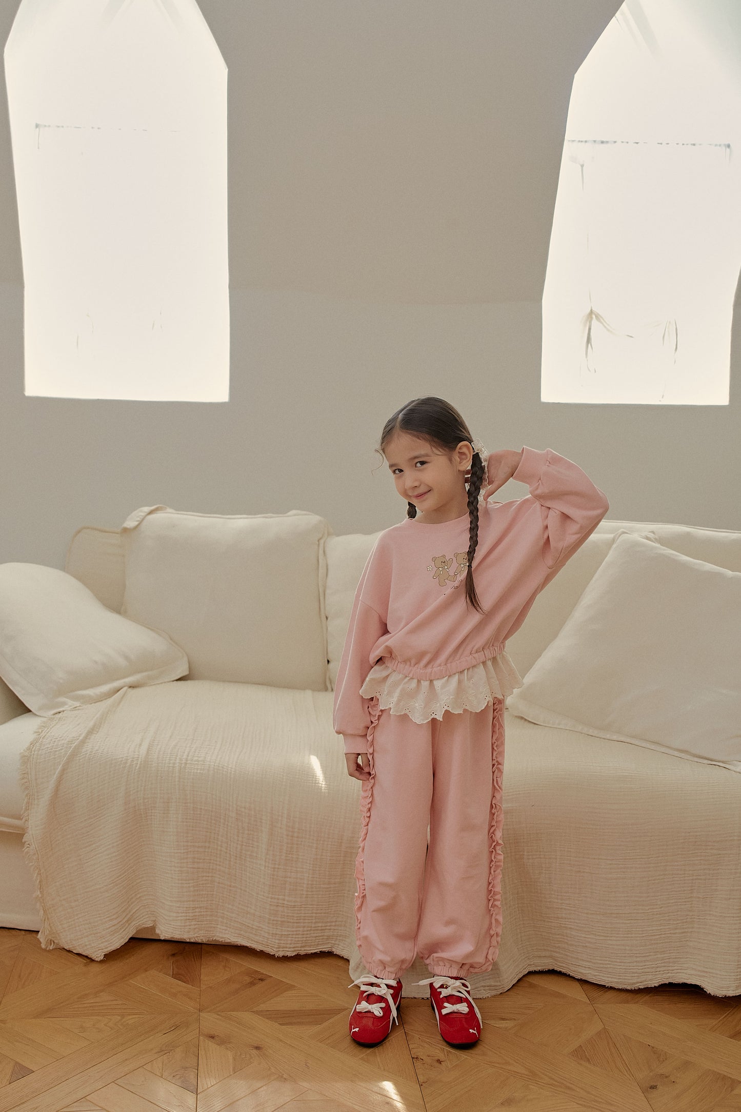 Bear Sweatshirt & Pants Set