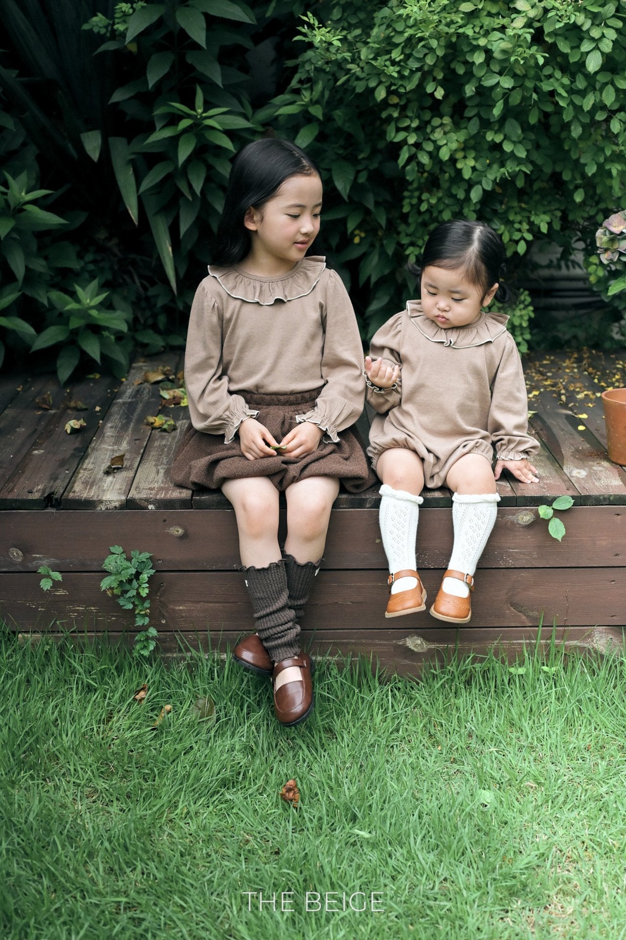 Frilled Collar Romper