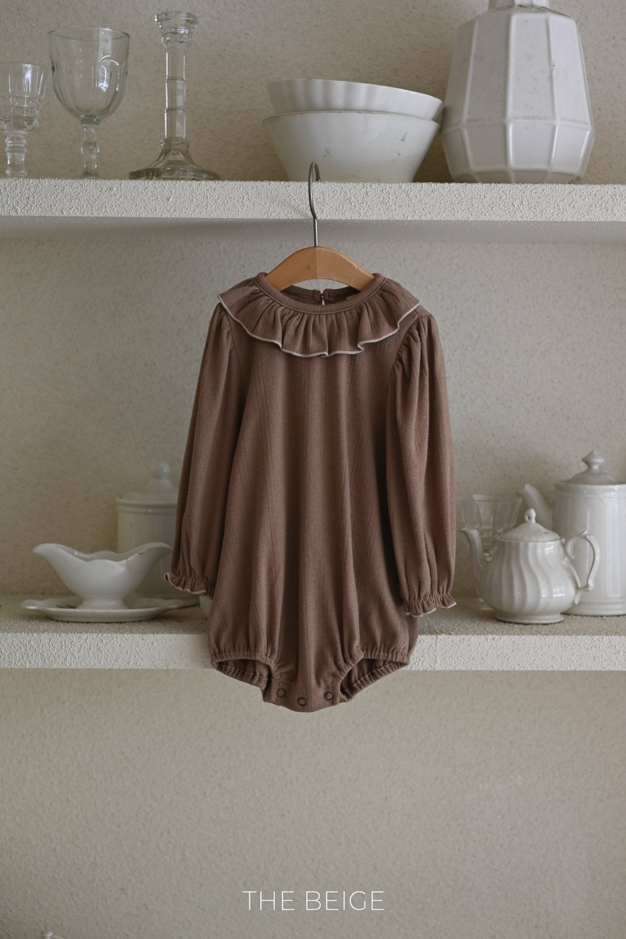 Frilled Collar Romper