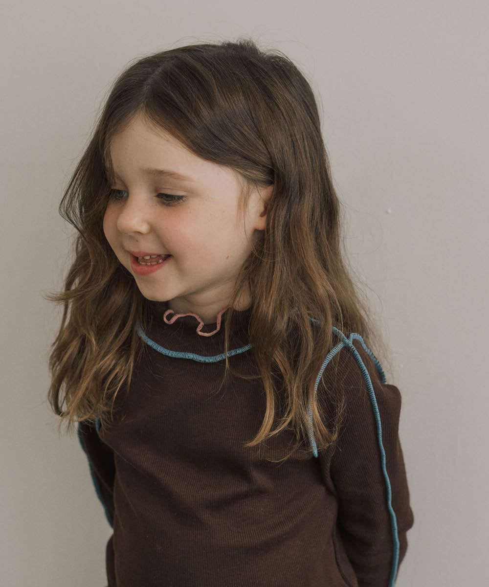 Cotton Modal Turtle Neck T-shirt