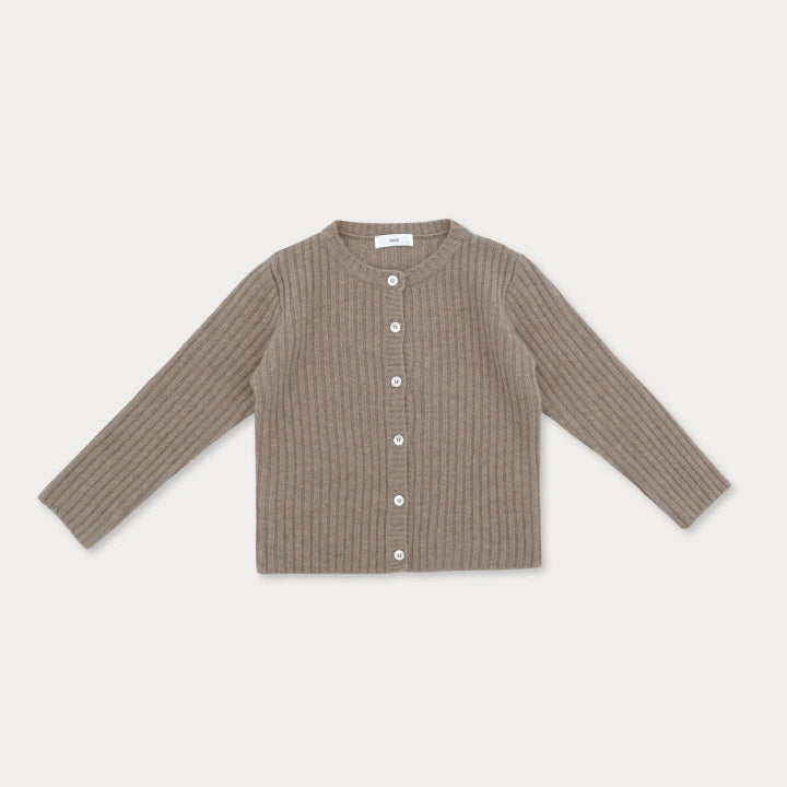 Cashmere Ribbed Cardigan