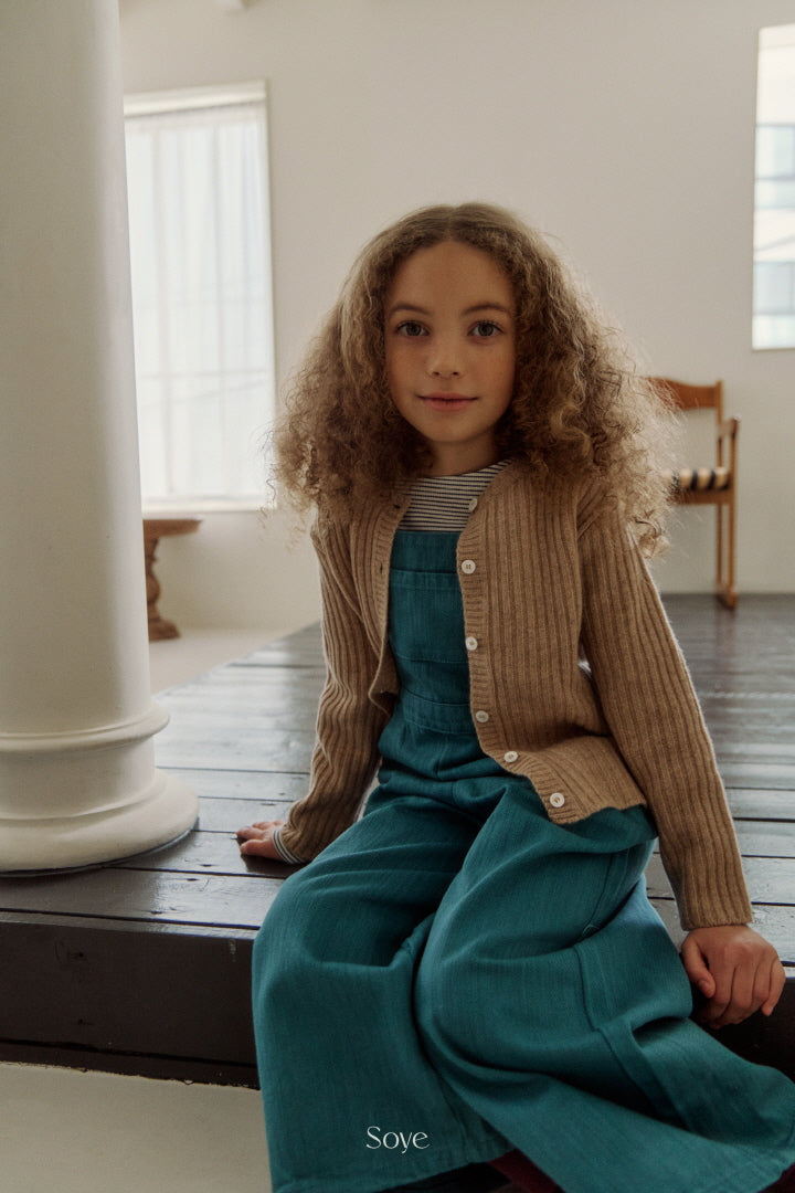 Cashmere Ribbed Cardigan