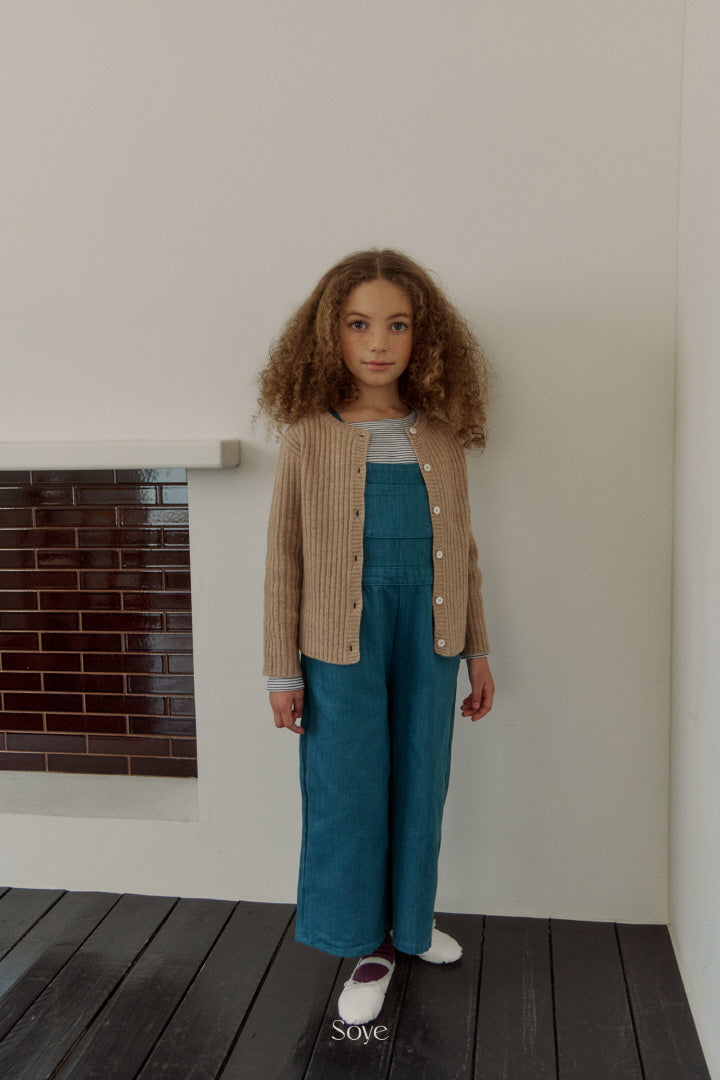 Cashmere Ribbed Cardigan