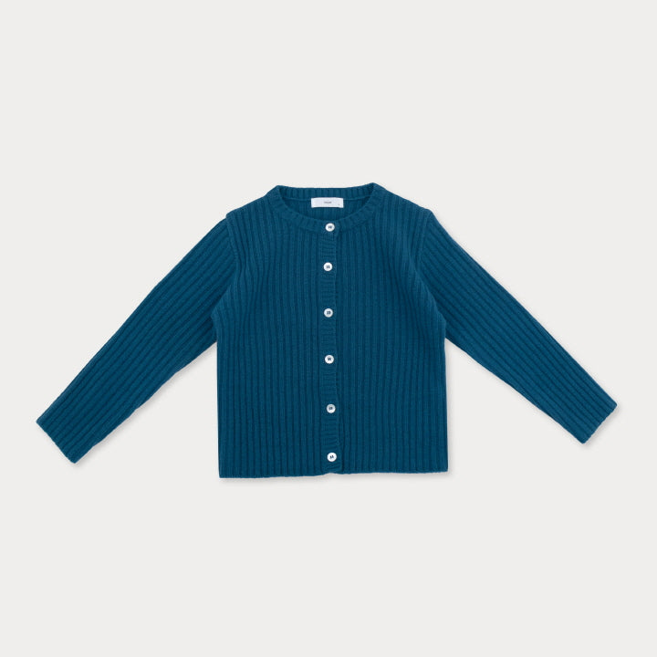 Cashmere Ribbed Cardigan