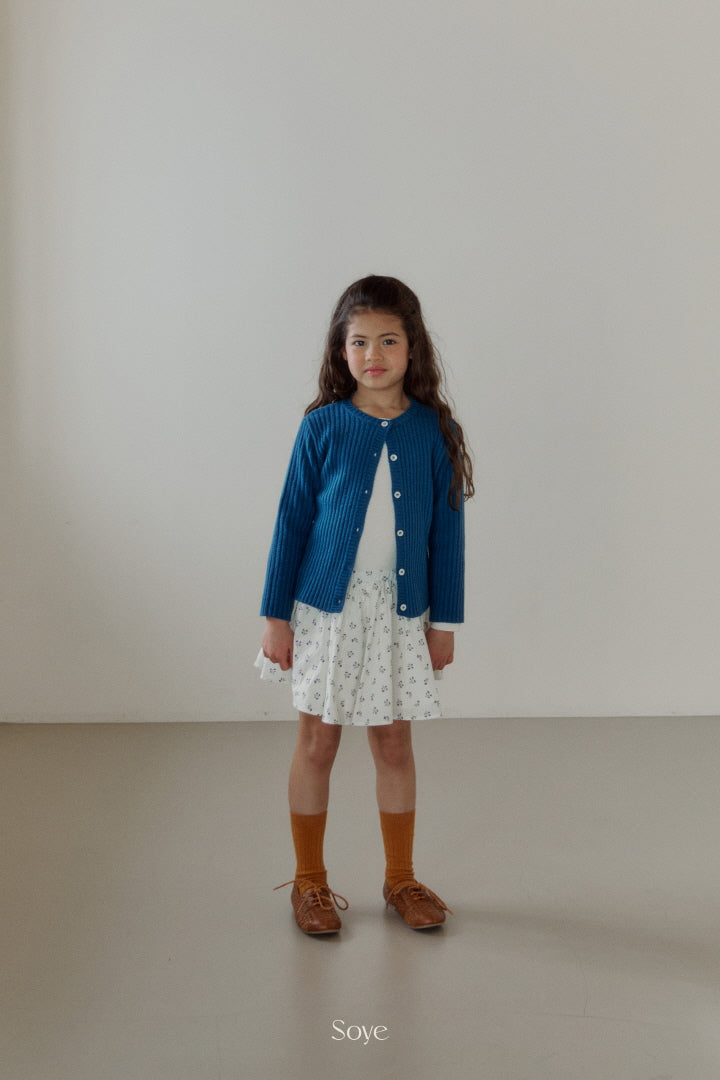 Cashmere Ribbed Cardigan