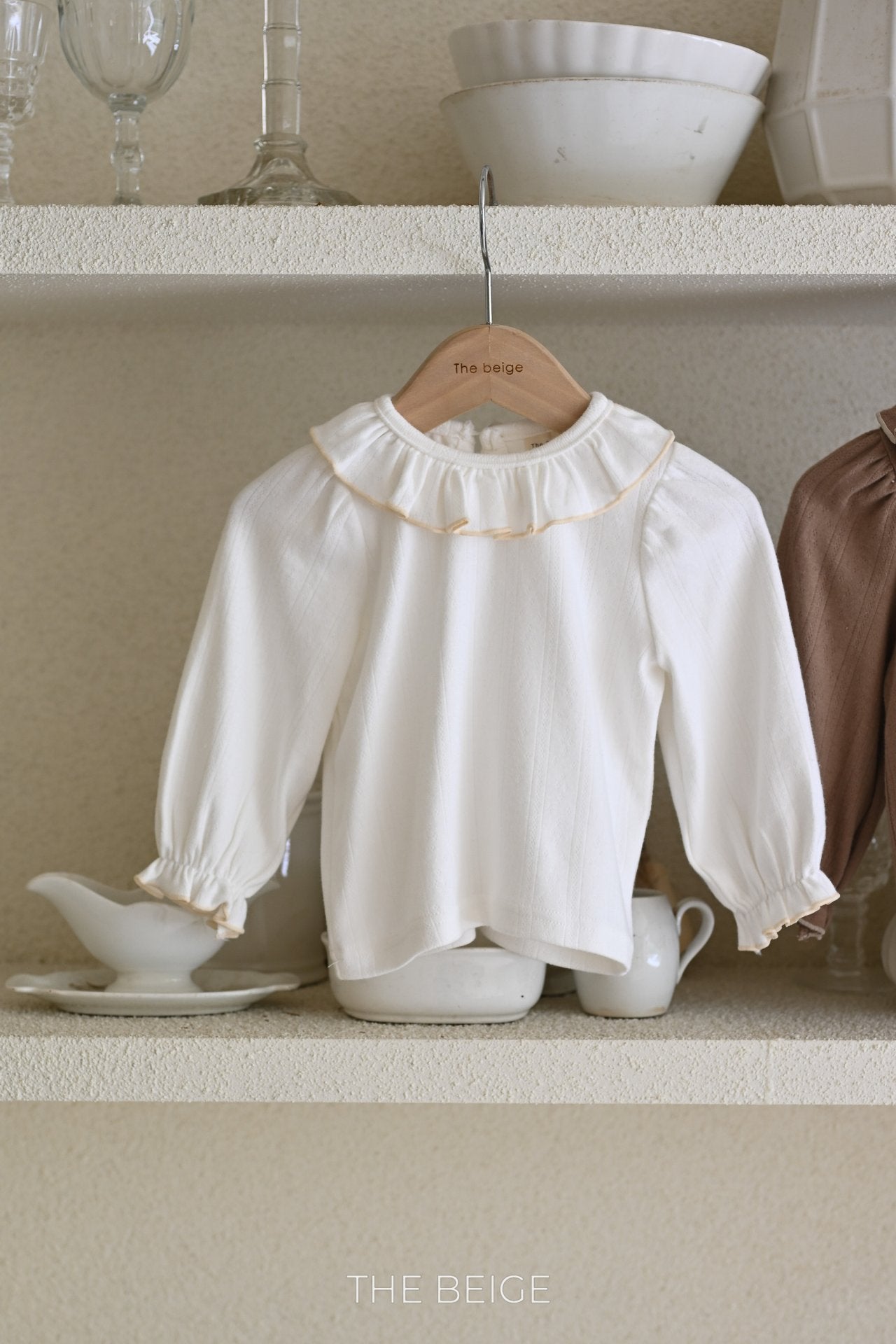 Frilled Collar Top