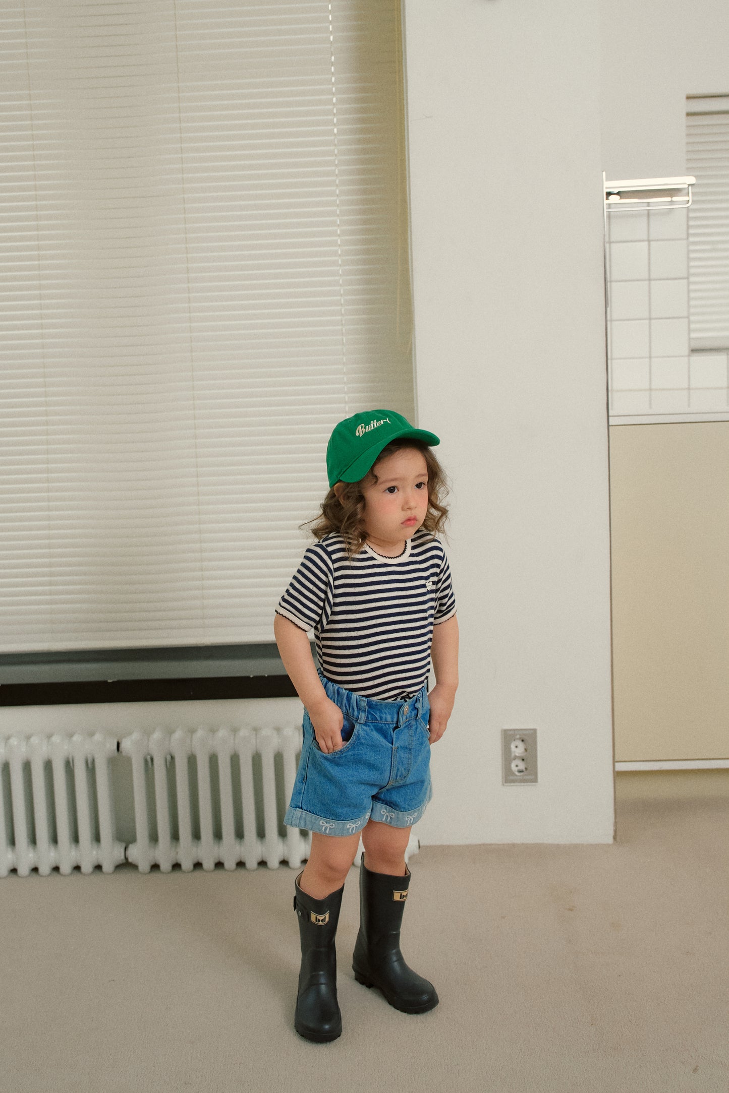 Roll Up Denim Shorts