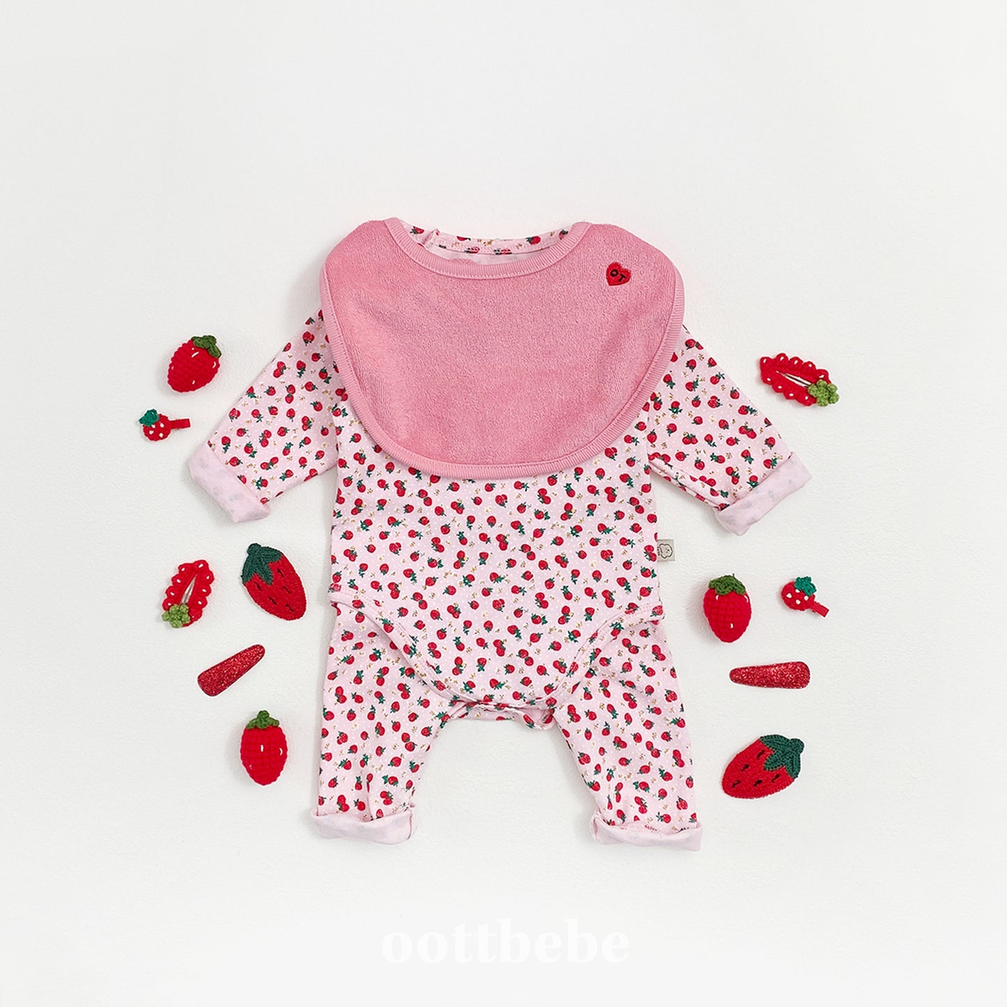 Baby Strawberry Set (Suit & Leggings)