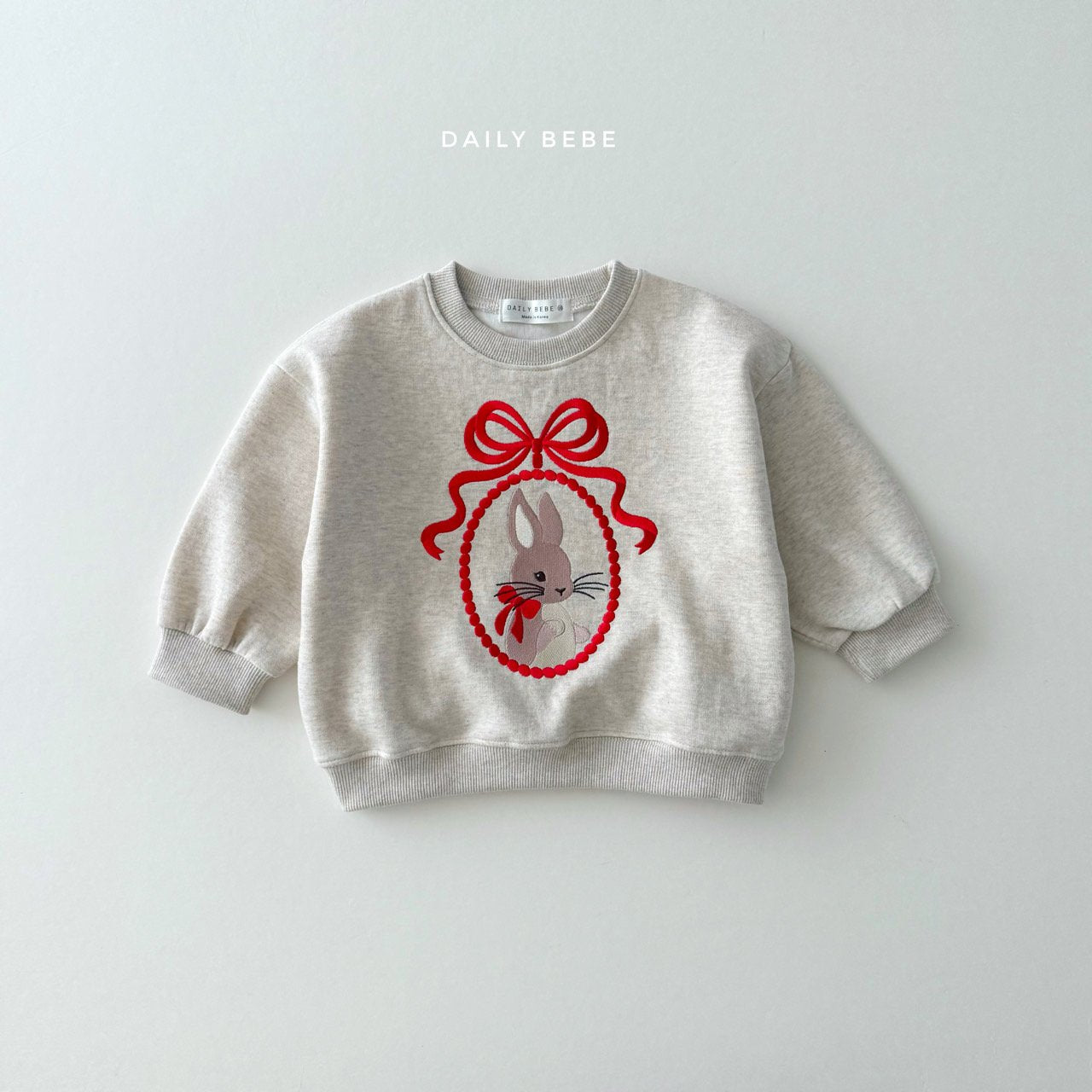 Bunny Embroidered Sweatshirt