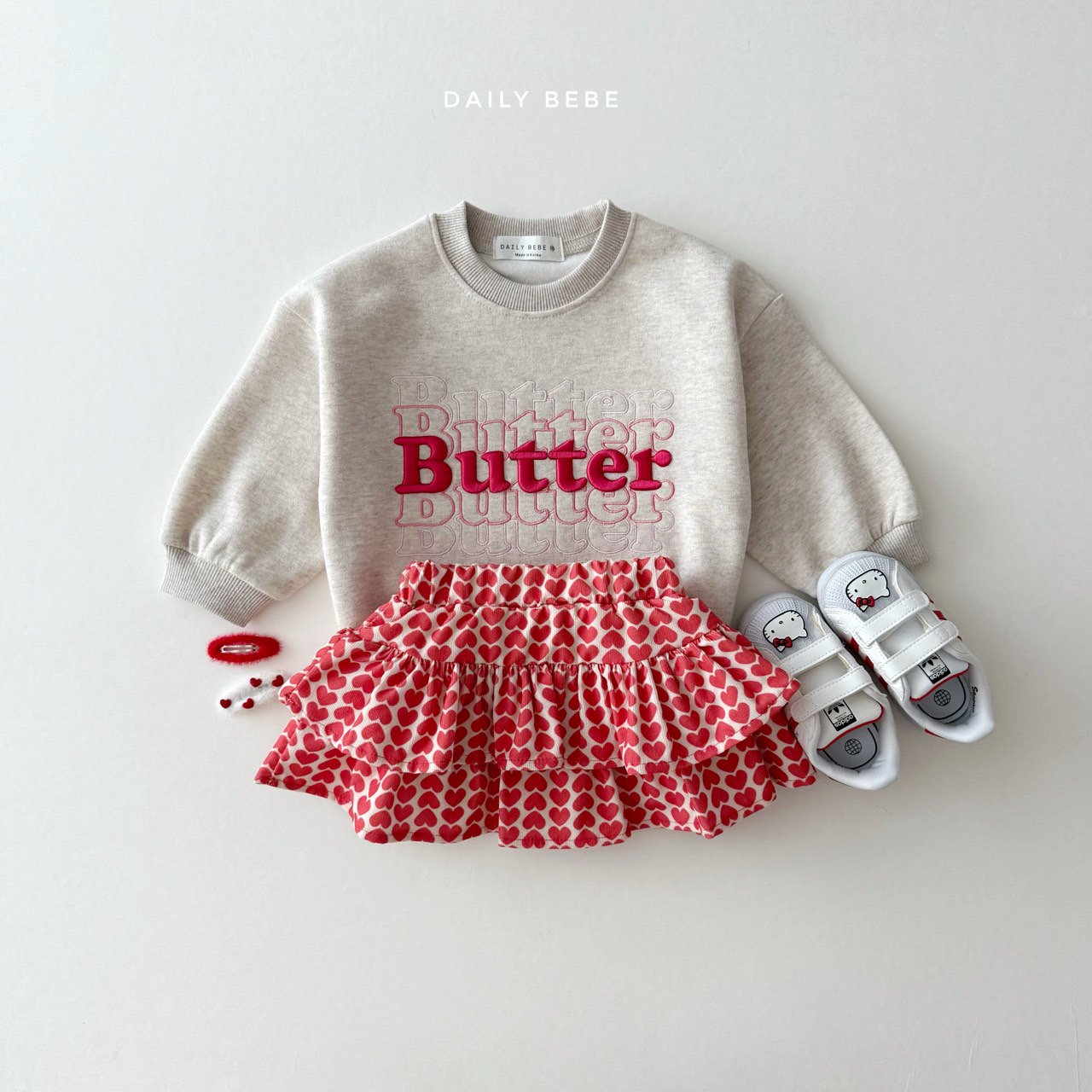 Butter Embroidered Sweatshir