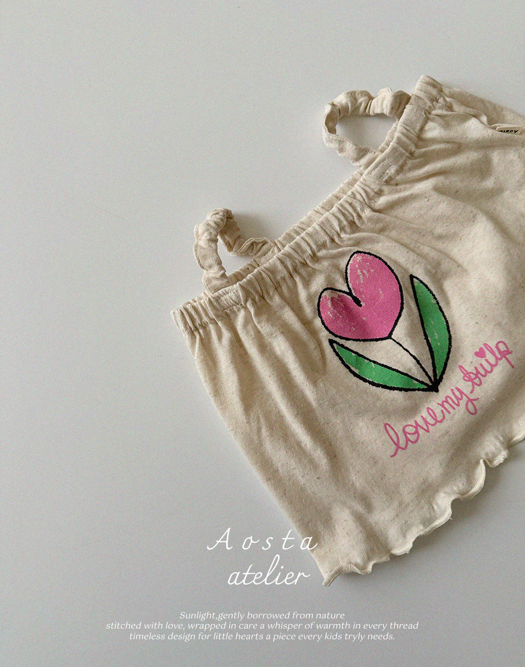 Linen Tulip Top