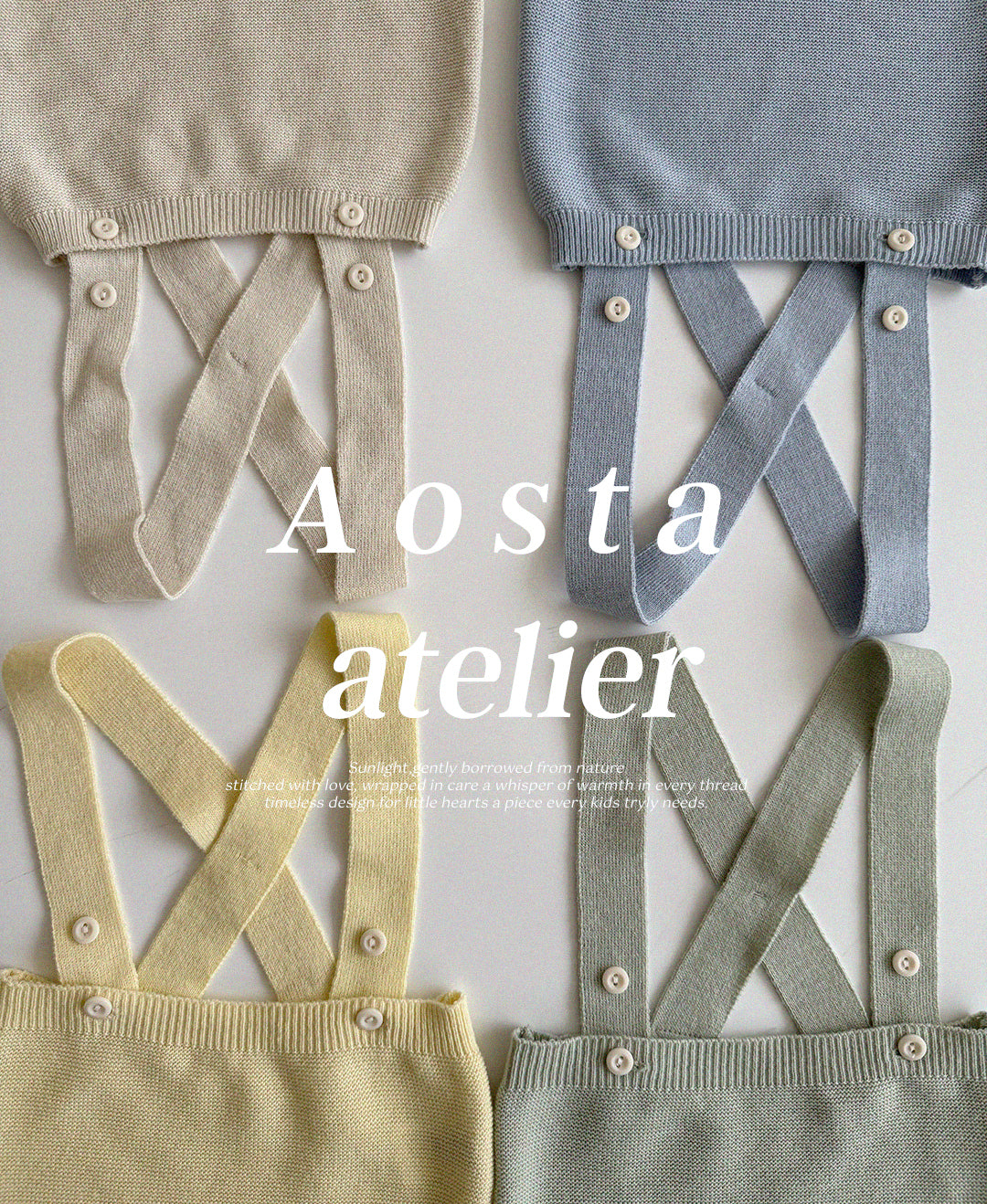 Spring Knit Overalls