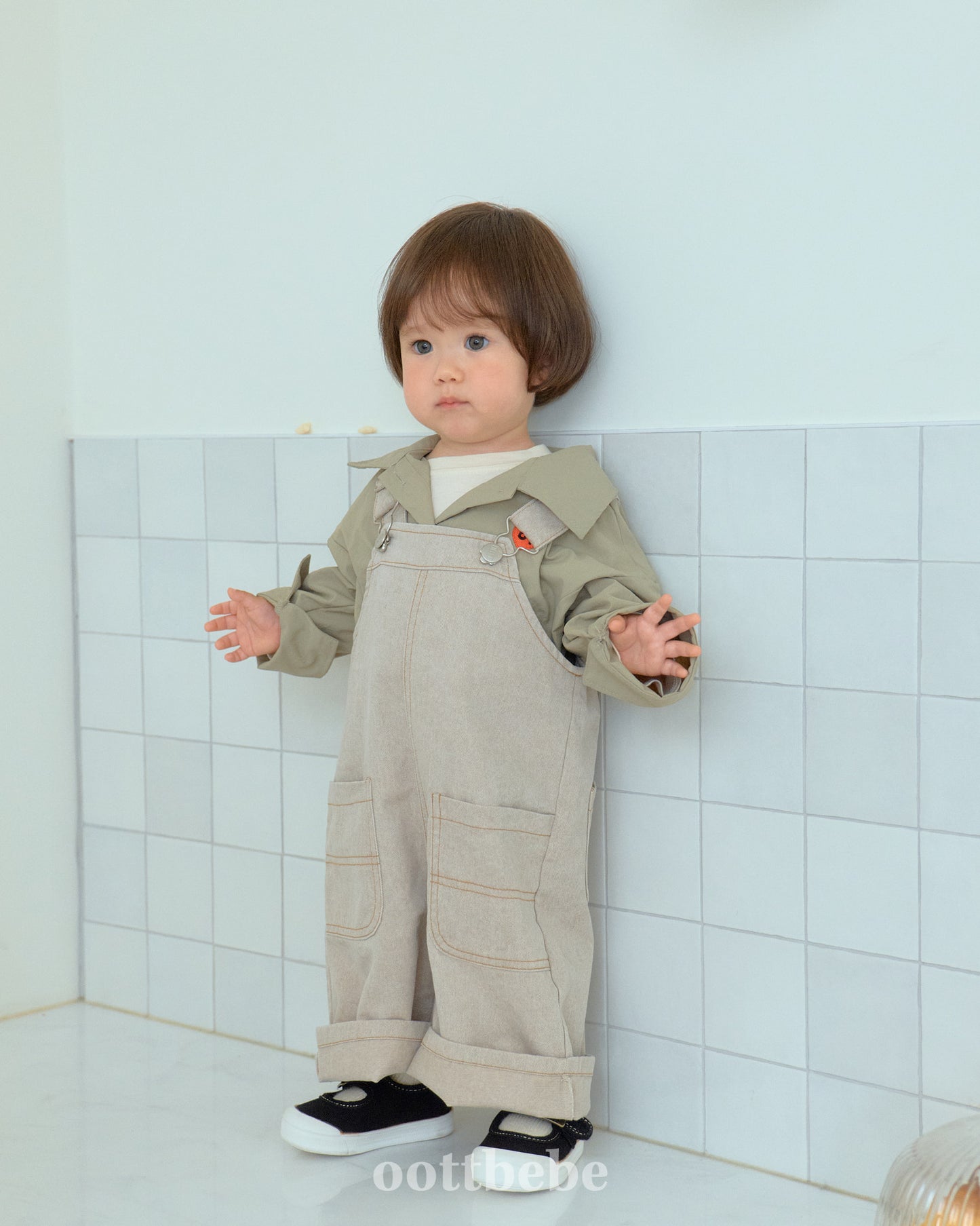 Grain Washed Overalls