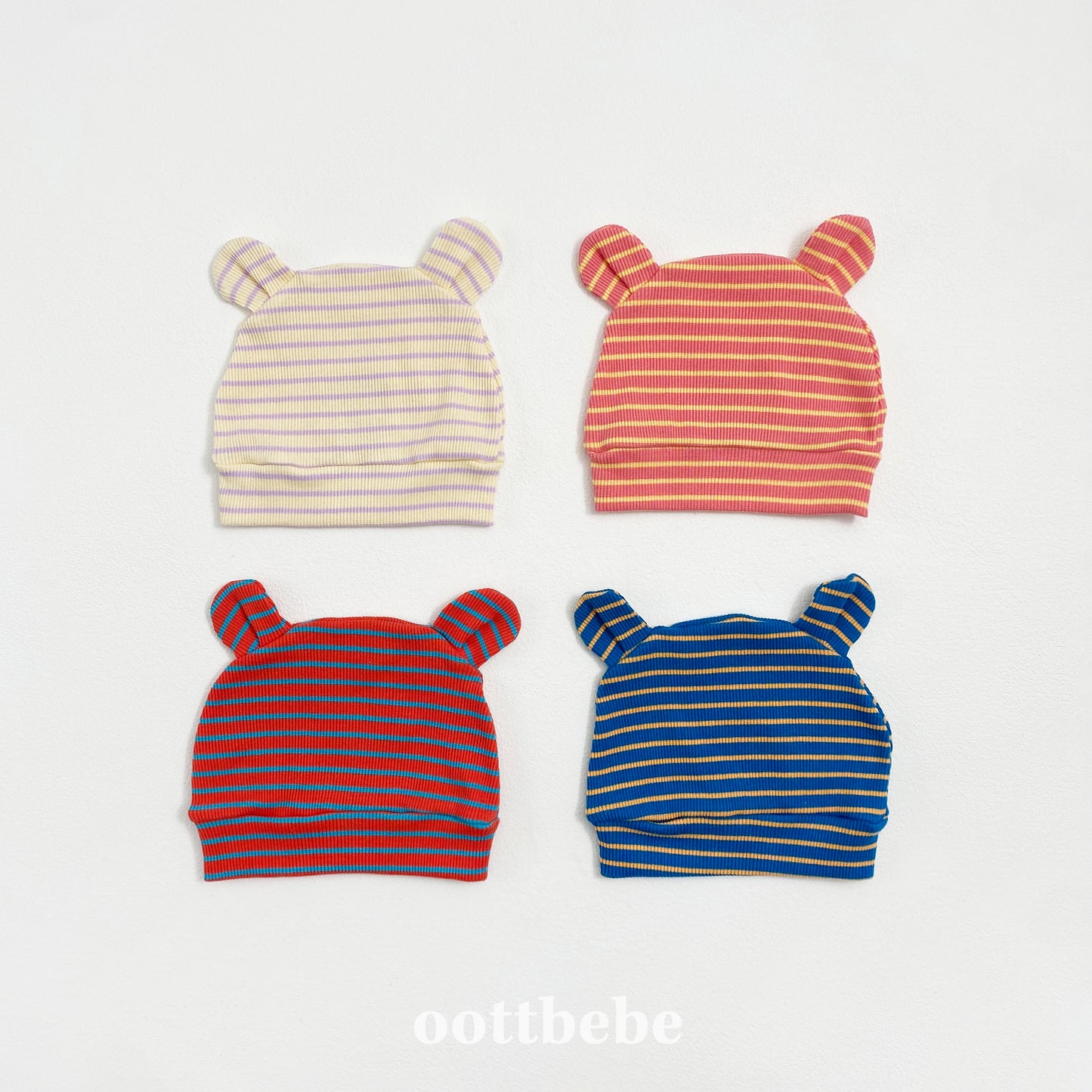 Baby Macaron Bear Beanie