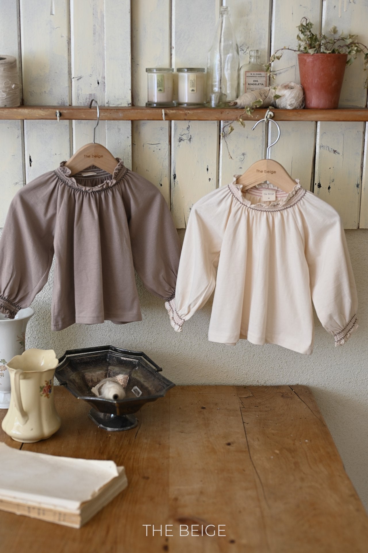 Smocked Raglan Tee