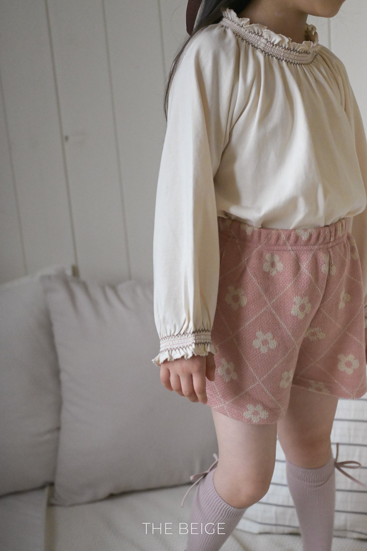 Smocked Raglan Tee